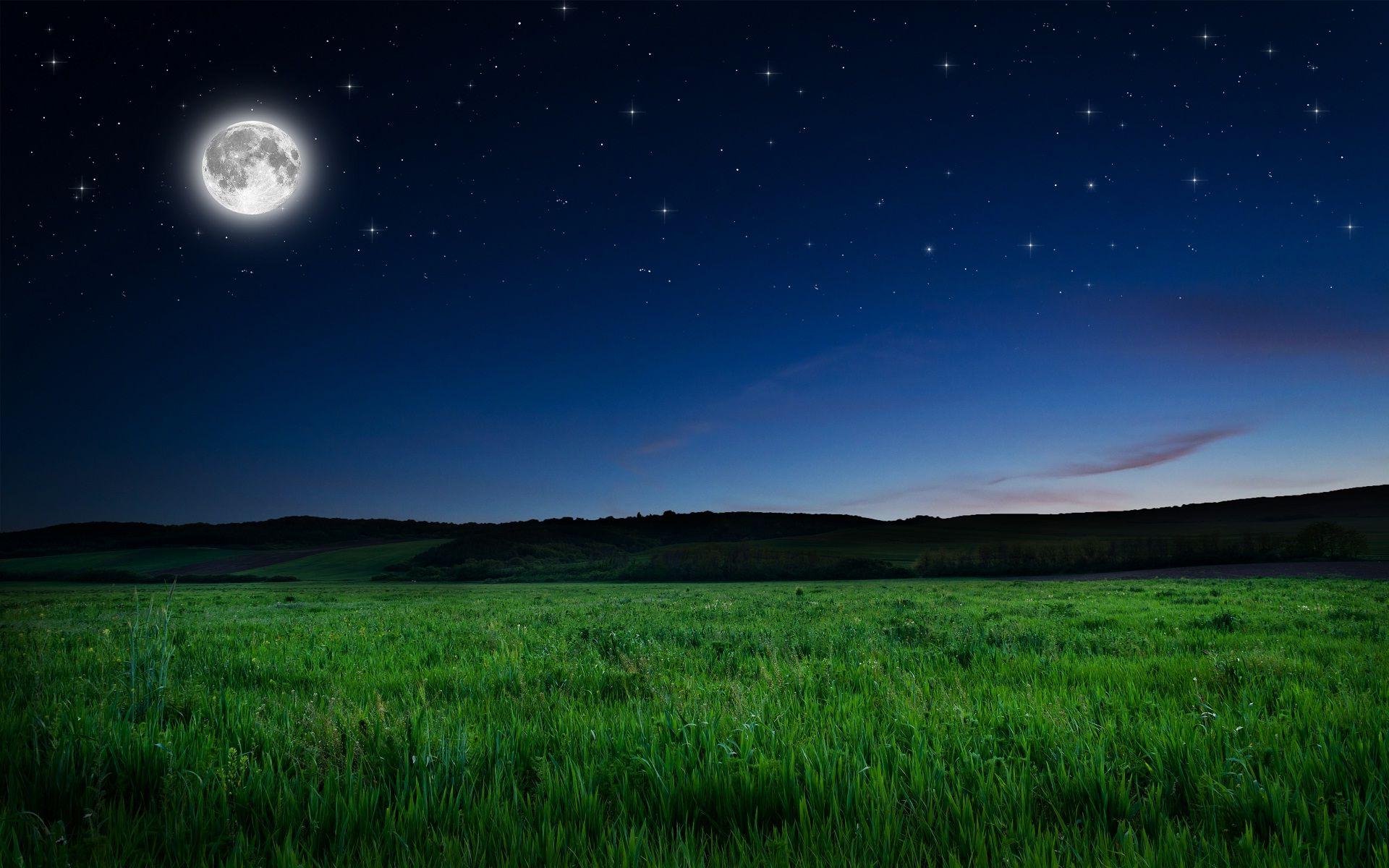 1920x1200 Moon Night Wallpaper Technology Wallpaper Ideas