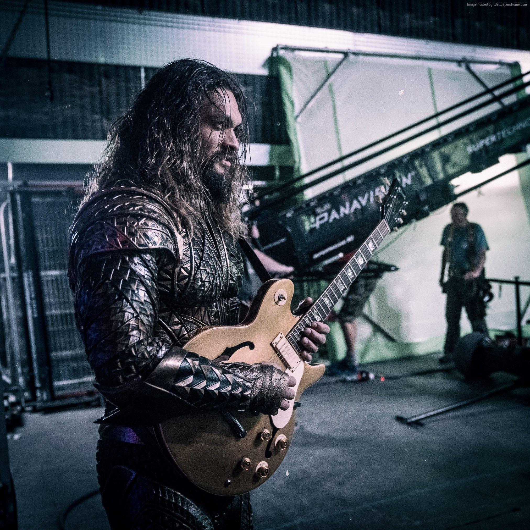 2024x2024 #Aquaman, #Jason Momoa, #guitar, #Justice League. People