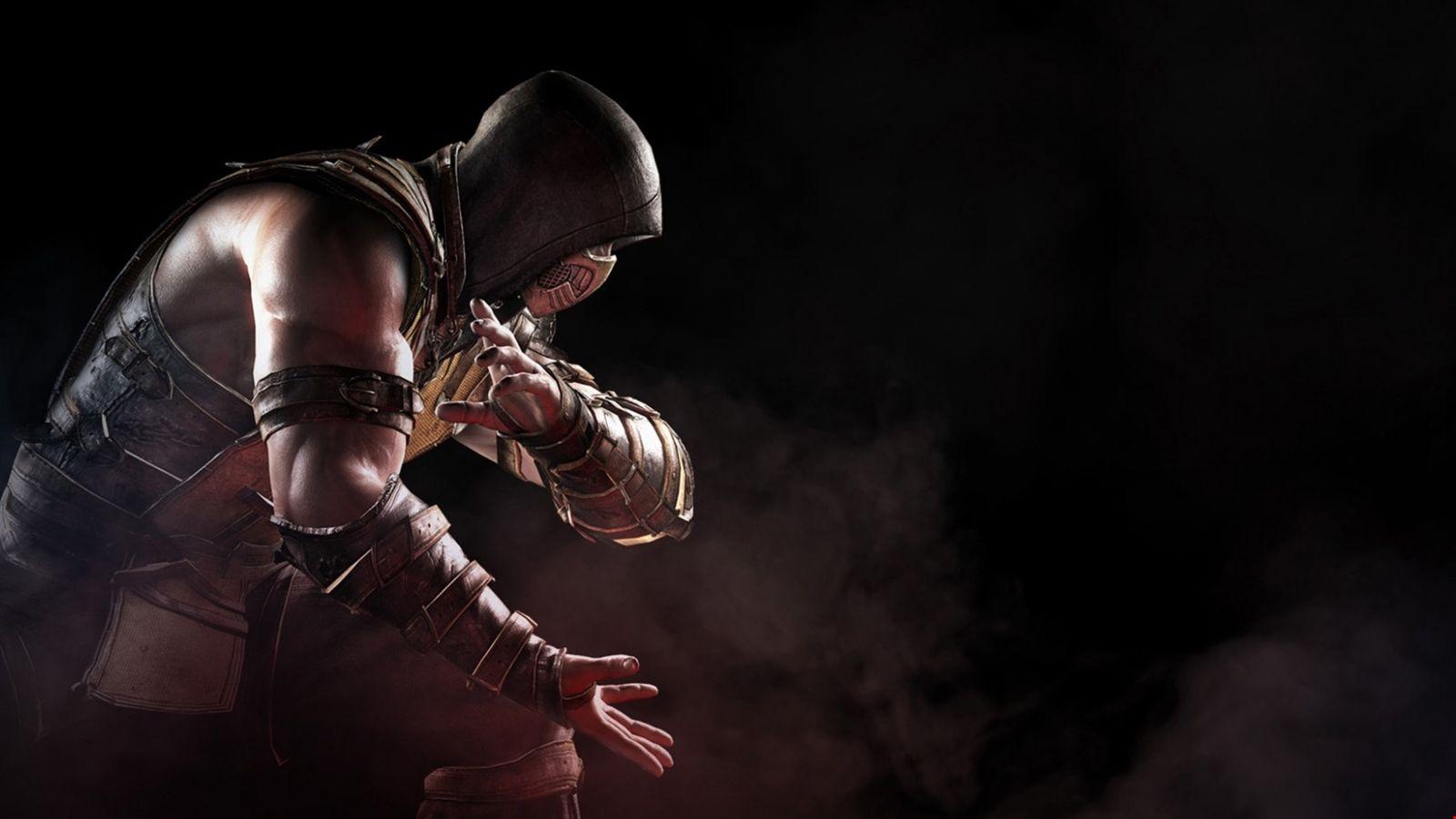 1600x900 1k mortal kombat x, scorpion, soldier Background