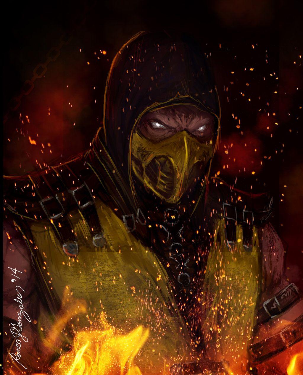 Mortal Kombat X Scorpion Wallpapers Top Free Mortal Kombat X