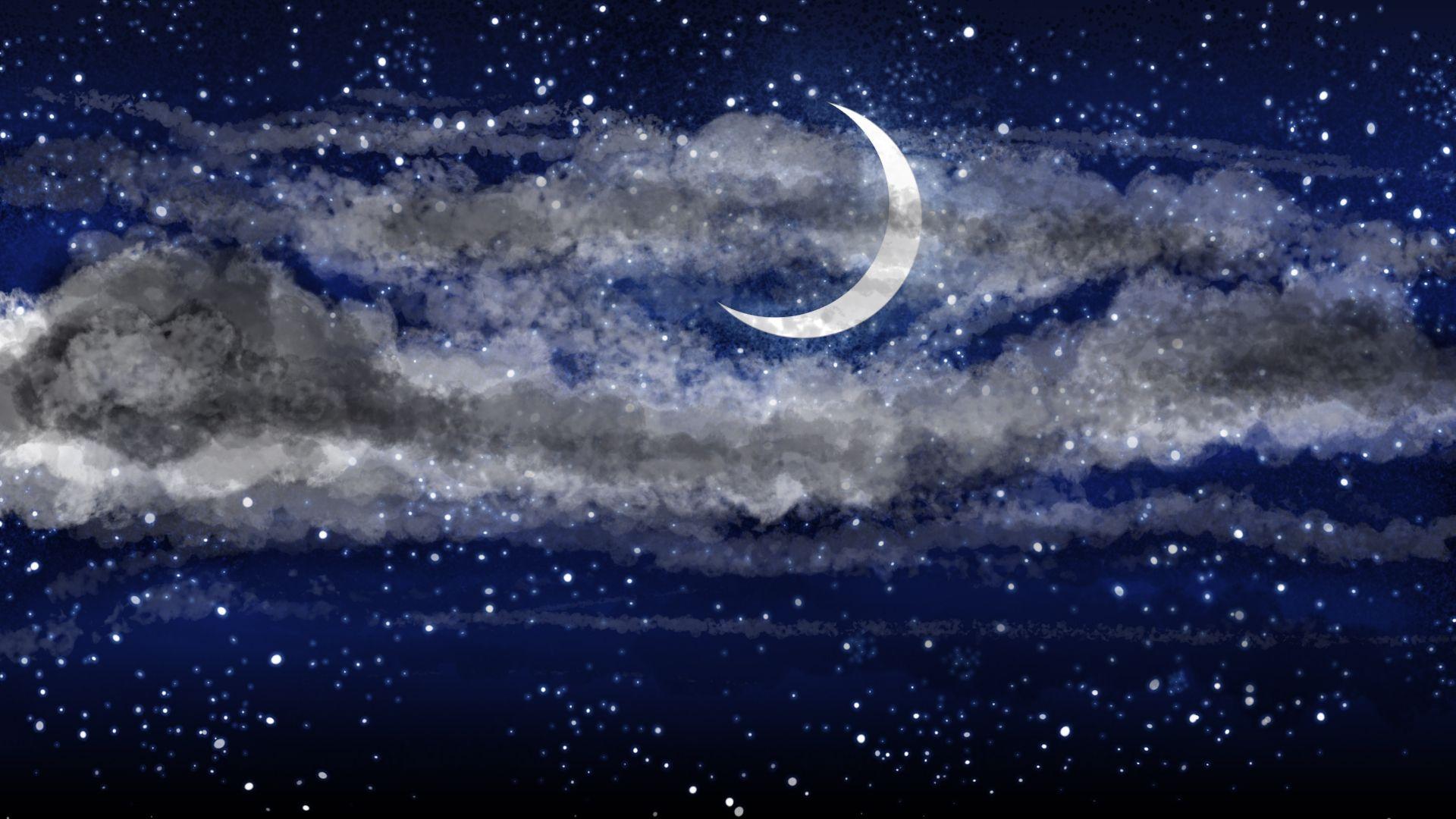 1920x1080 Desktop Moon Wallpaper