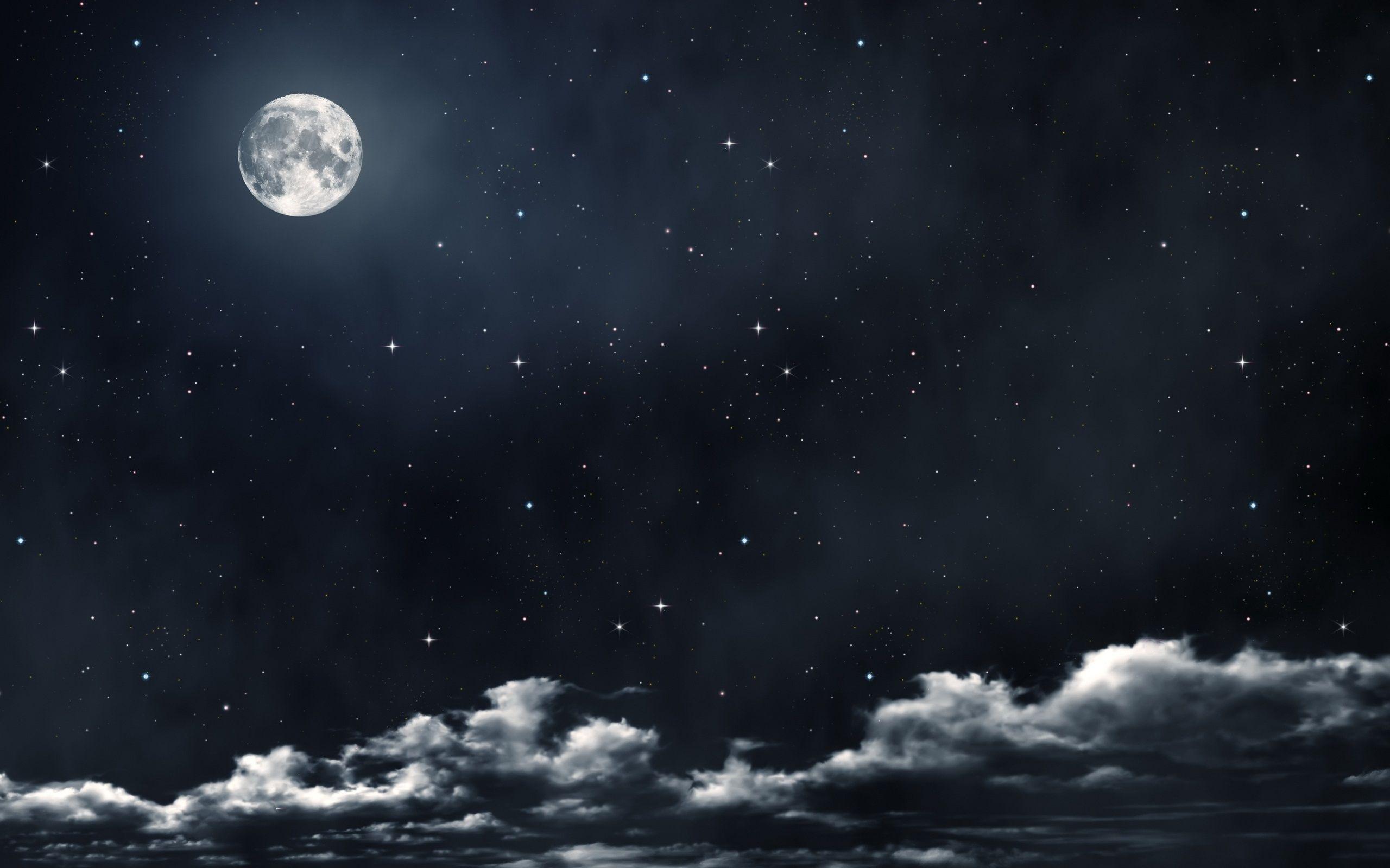 2560x1600 Free download Best 52 Full Moon HD Desktop Wallpaper