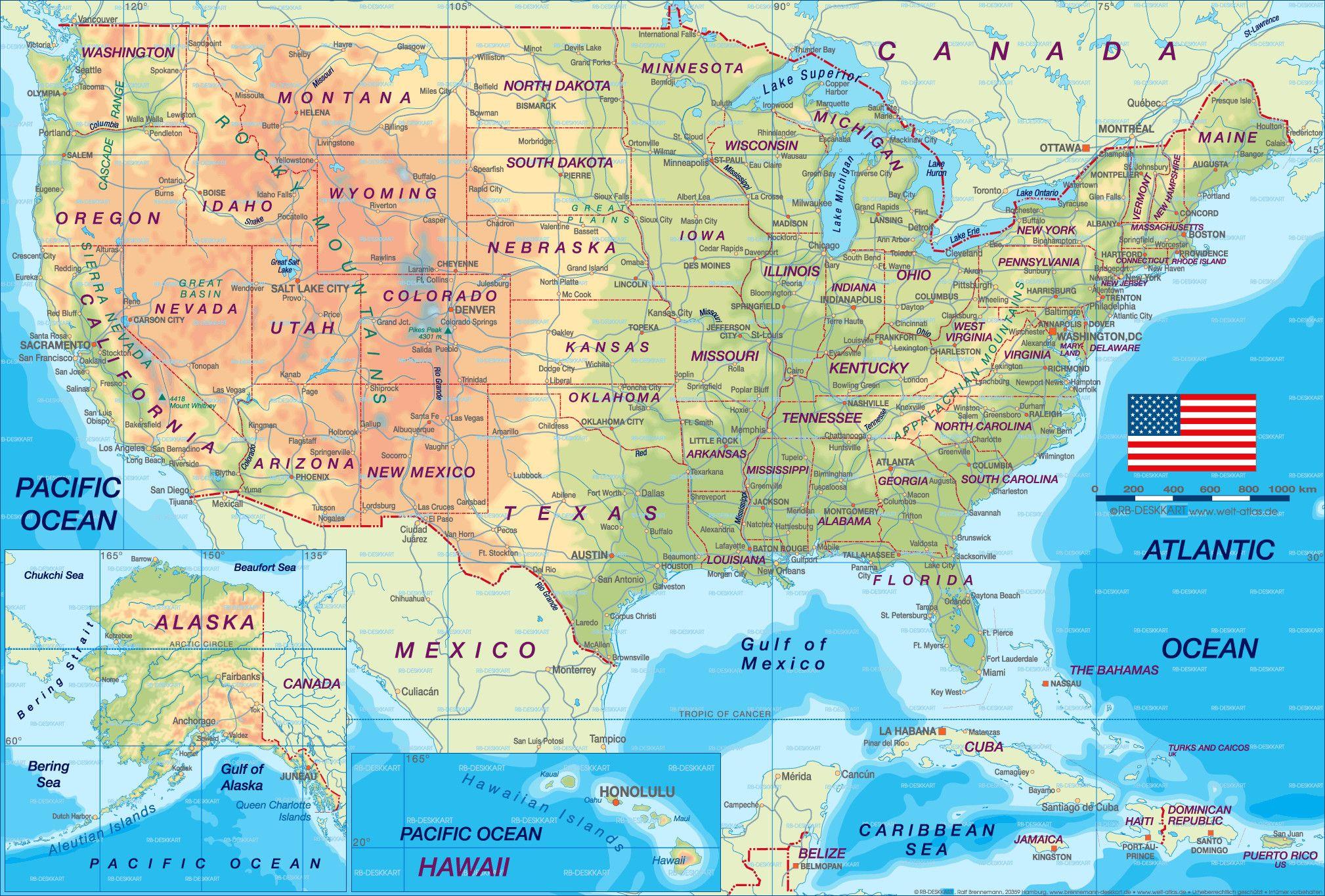 2018x1365 United States Map Desktop Wallpaper