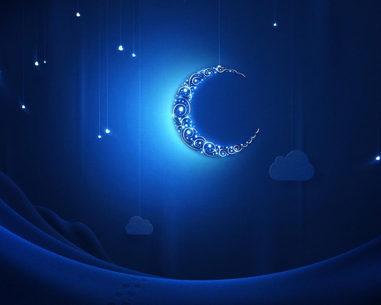 1280x1024 Islam Crescent Moon Wallpaper