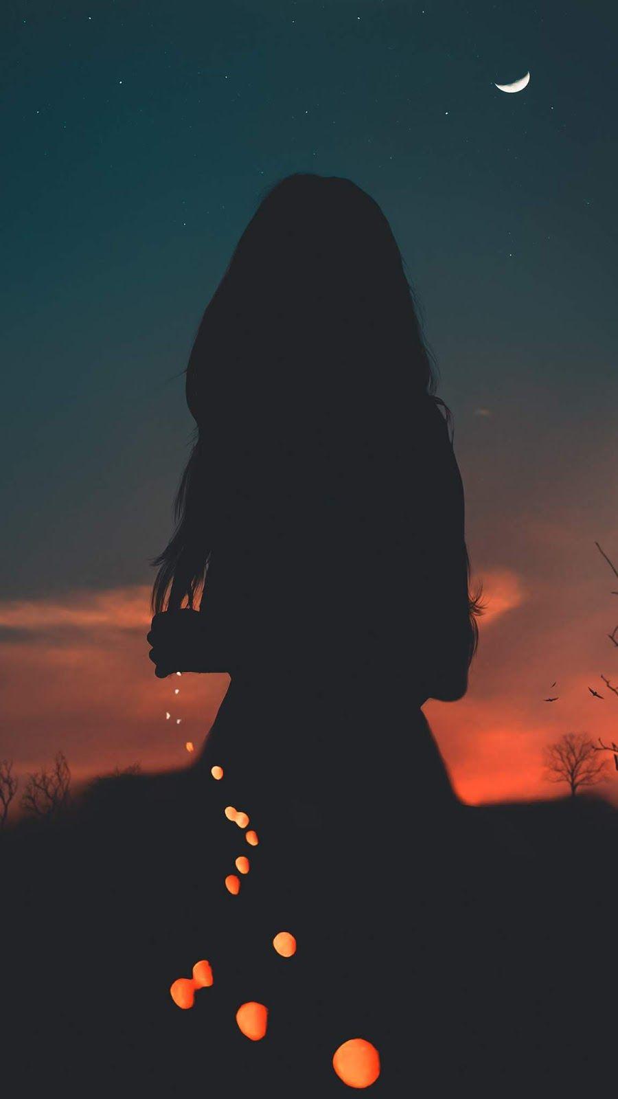 900x1600 Under The Crescent Moon, Download Wallpaper