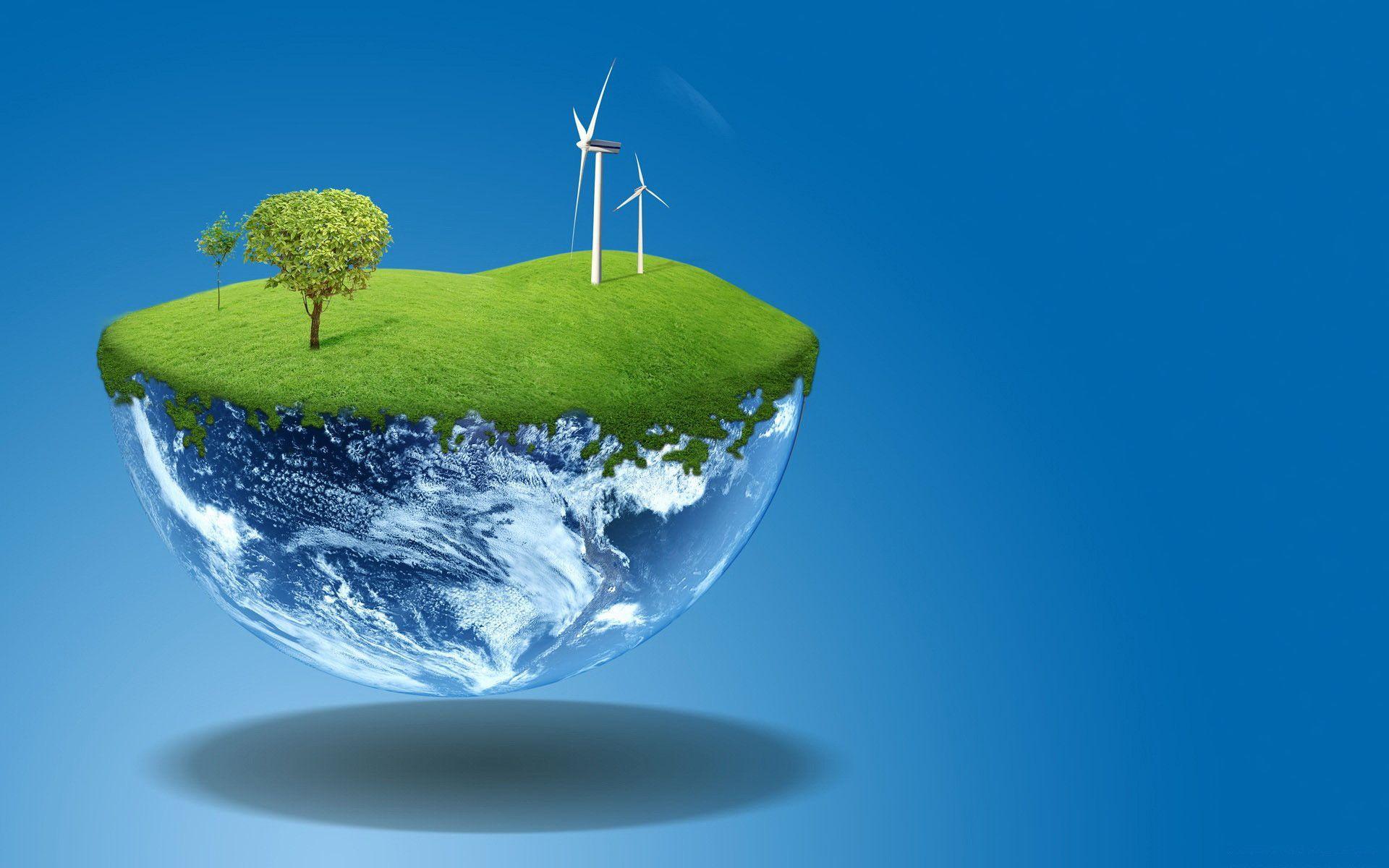 1920x1200 Green Planet Wallpaper