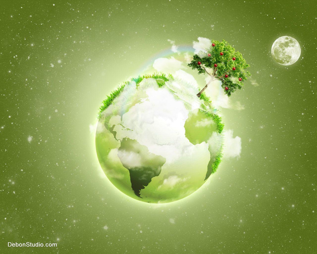 Green Earth Wallpapers - Top Free Green Earth Backgrounds - WallpaperAccess