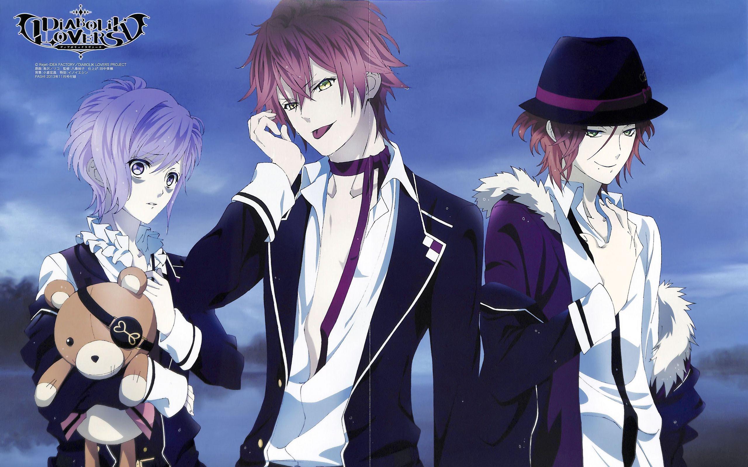 2560x1600 Download wallpaper 2560x1600 diabolik lovers, sakamaki reiji