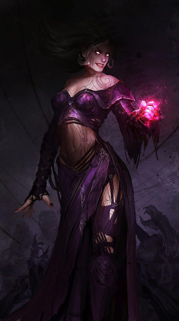 728x1304 HD wallpaper: Liliana Vess, Magic: The Gathering, Gamer