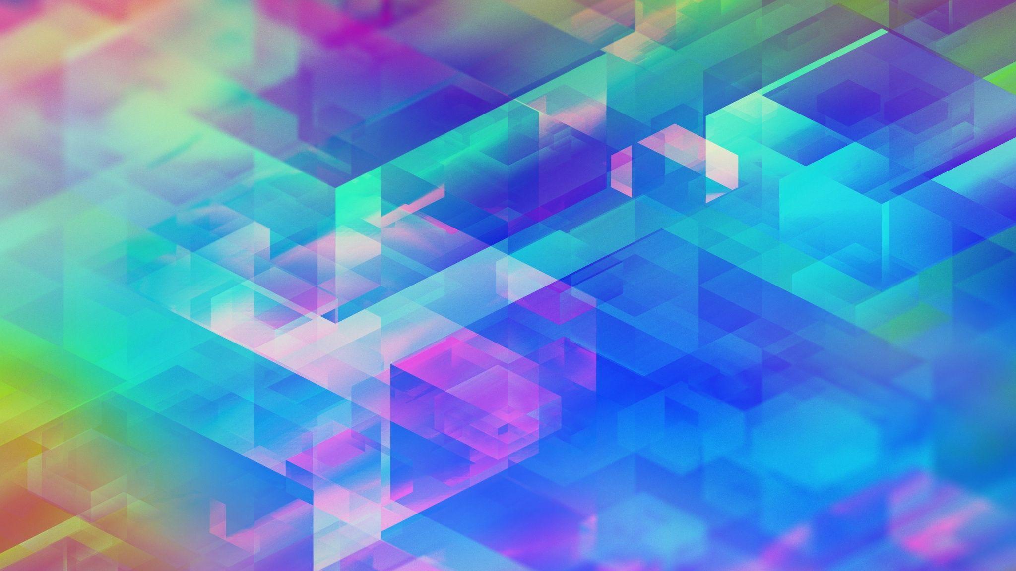 2048x1152 Download 2048x1152 wallpaper colorful, rainbow, geometric pattern