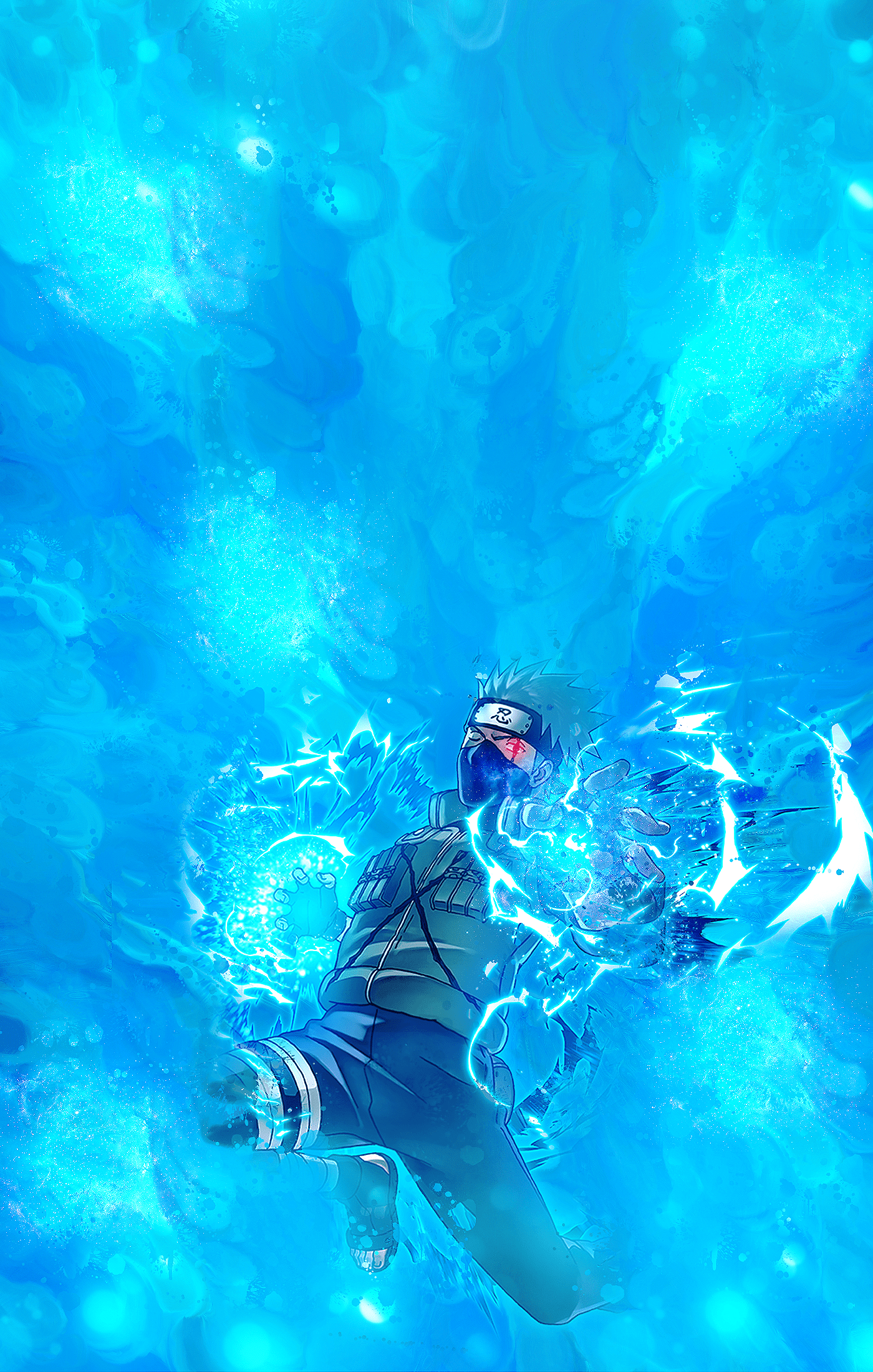 1400x2200 Kakashi Wallpaper for mobile