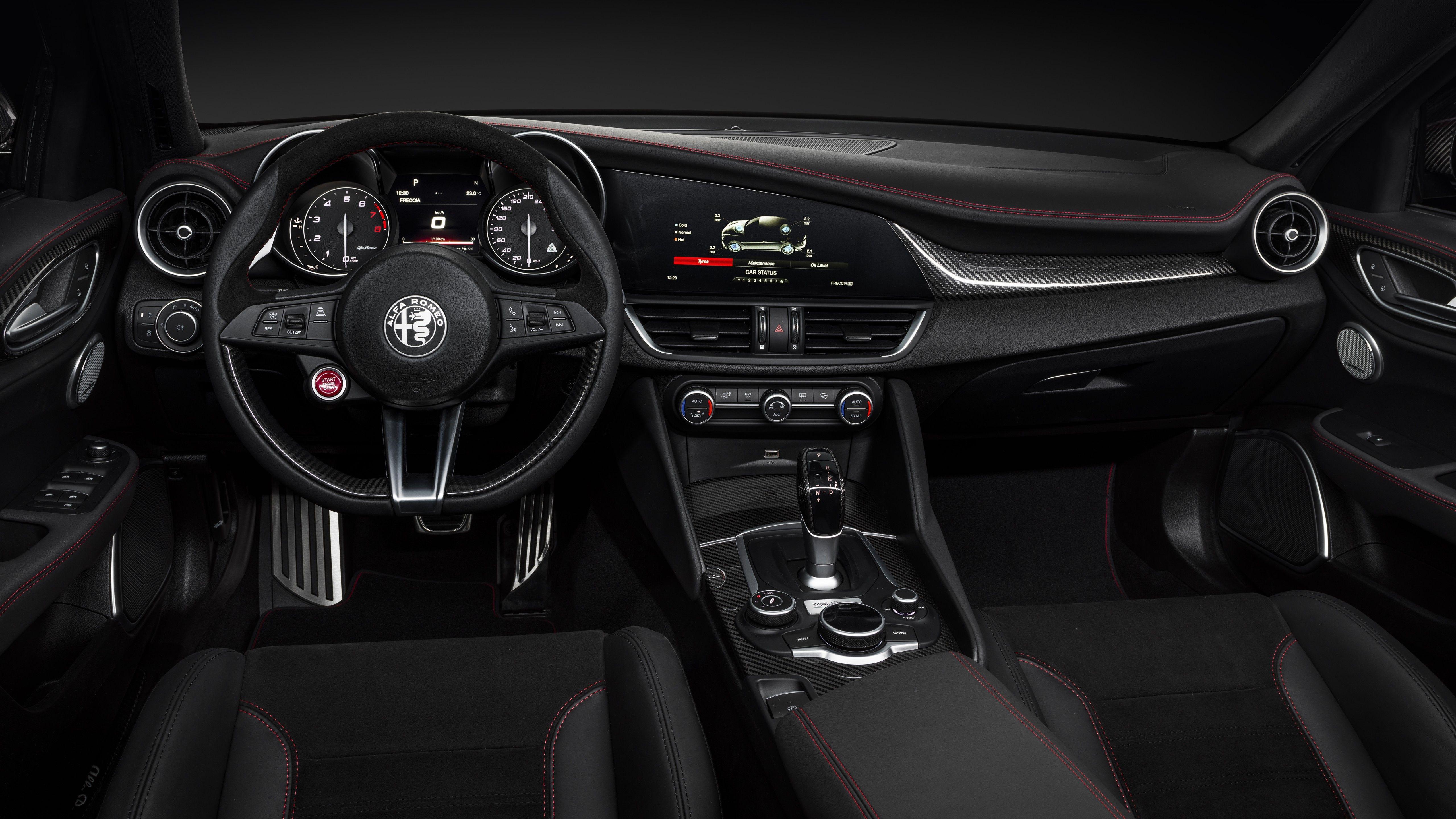 5120x2880 Wallpaper Alfa Romeo Giulia Quadrifoglio, Geneva Motor Show 2019