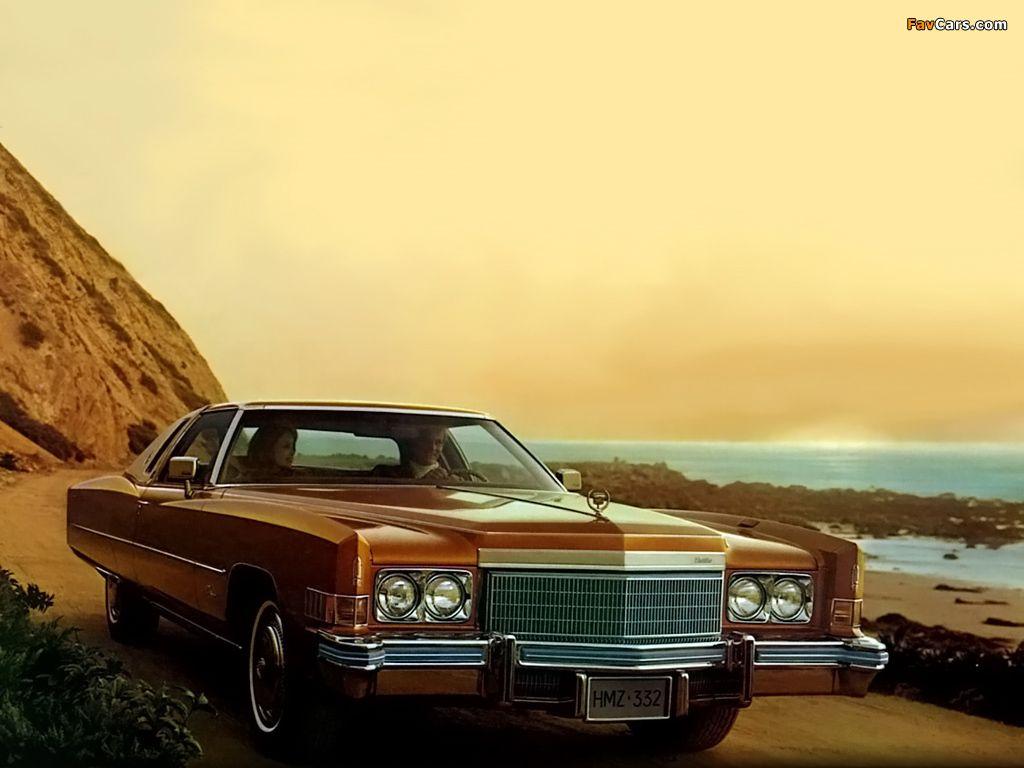 1024x768 Cadillac Eldorado Coupe 1974 wallpaper