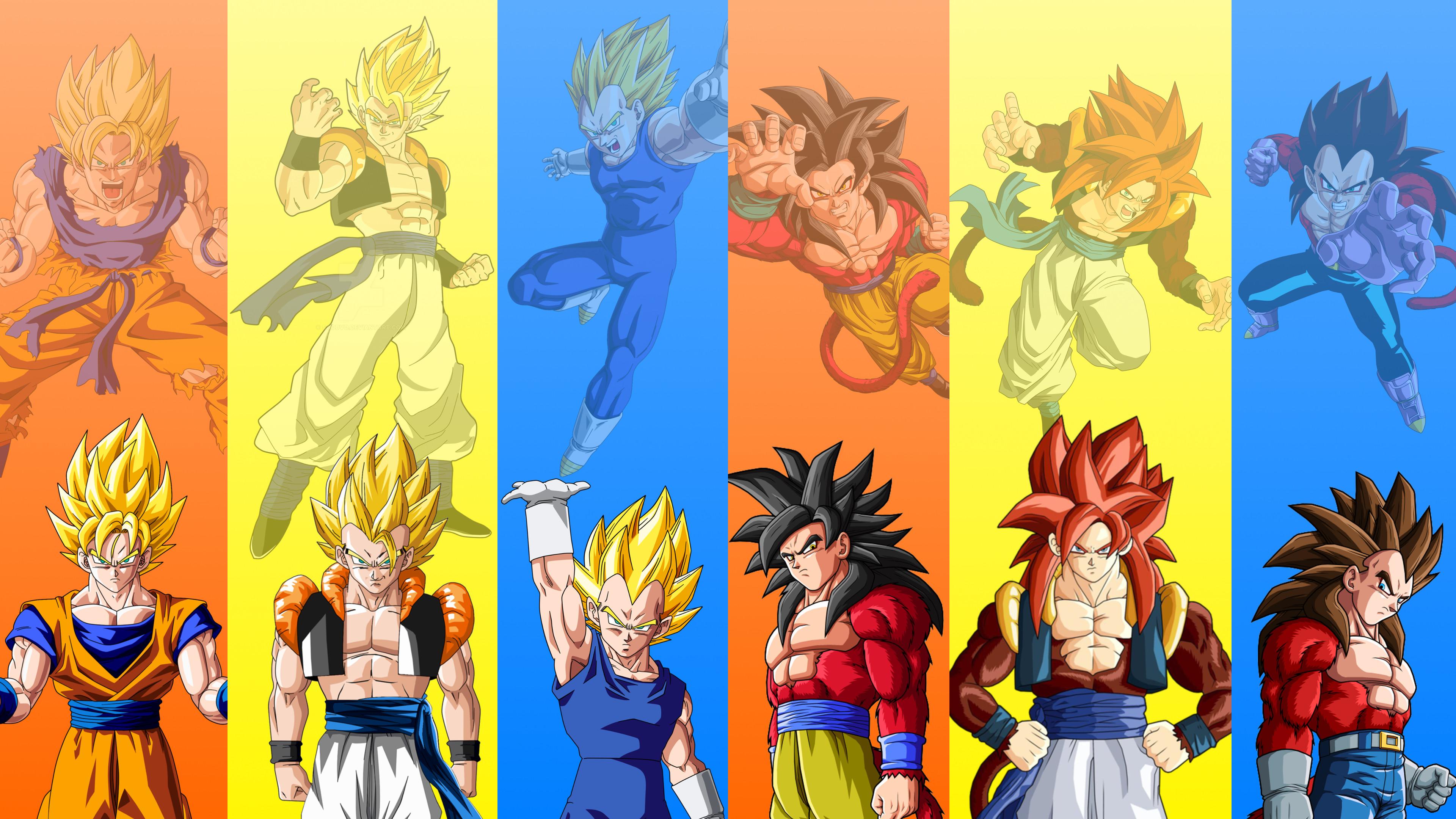 3840x2160 Gogeta And Vegito Wallpaper