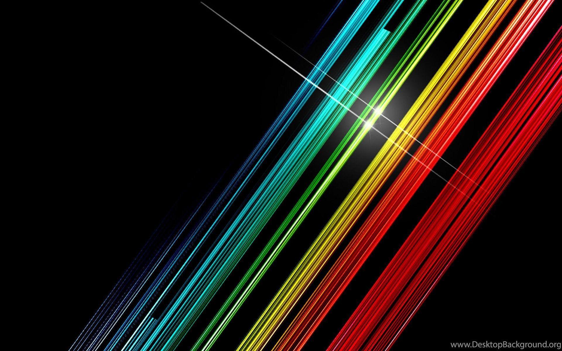 1920x1200 Black Rainbow Wallpaper
