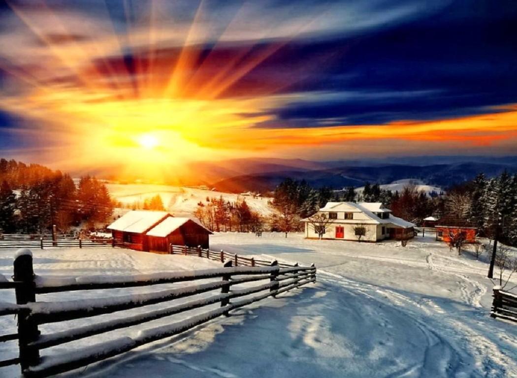 Winter Farm Wallpapers Top Free Winter Farm Backgrounds Wallpaperaccess 