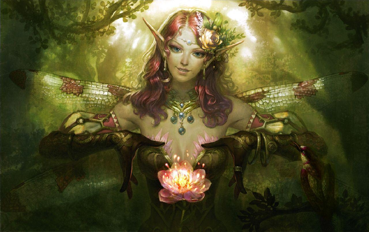 1280x806 The Magic Flower Fairy Fairy Wallpaper & Background Download