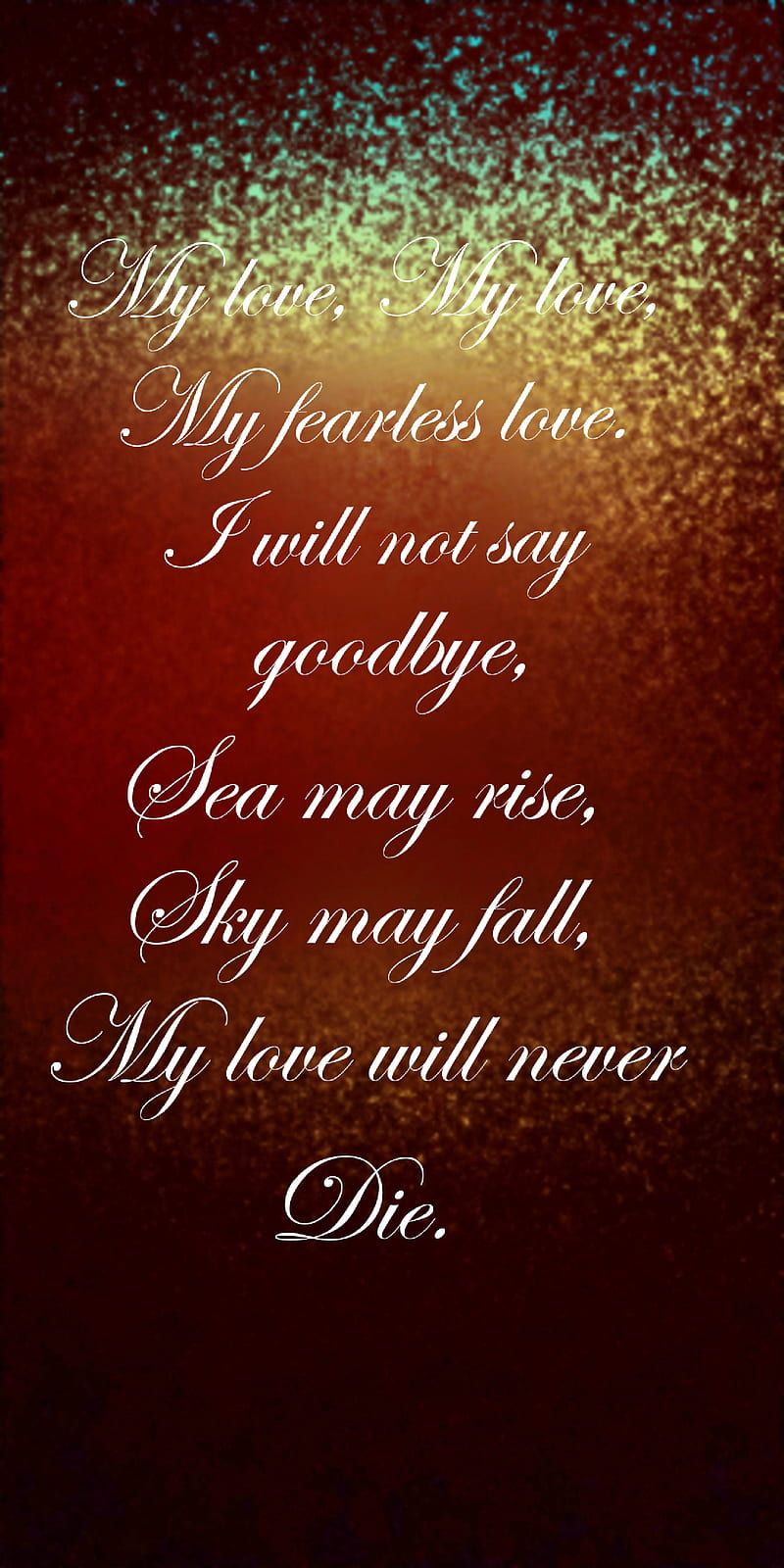 800x1600 HD my love song wallpaper