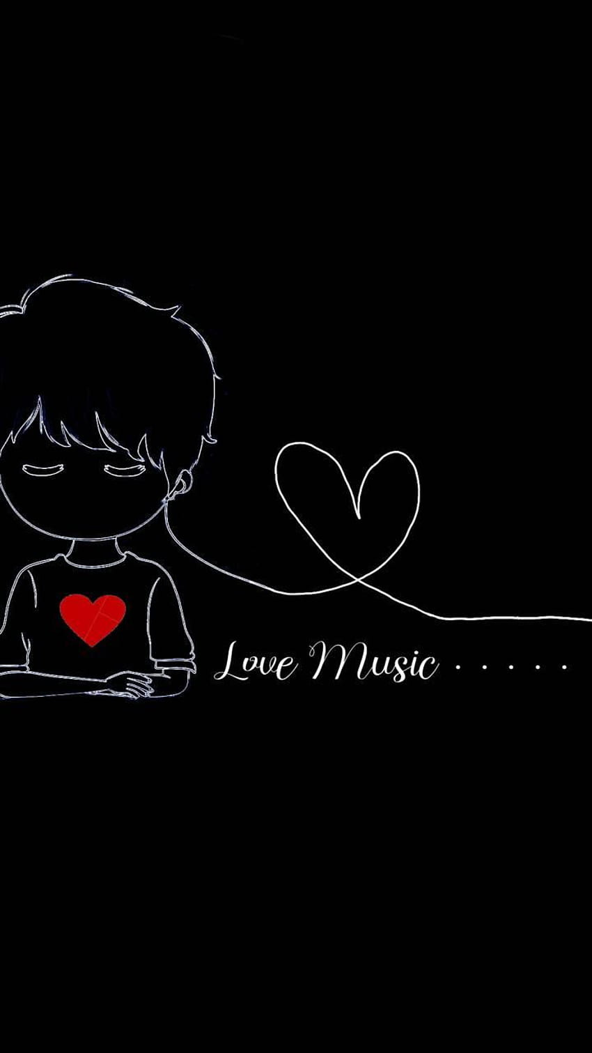 850x1511 Love Music by Febrilucio, i love music HD phone wallpaper