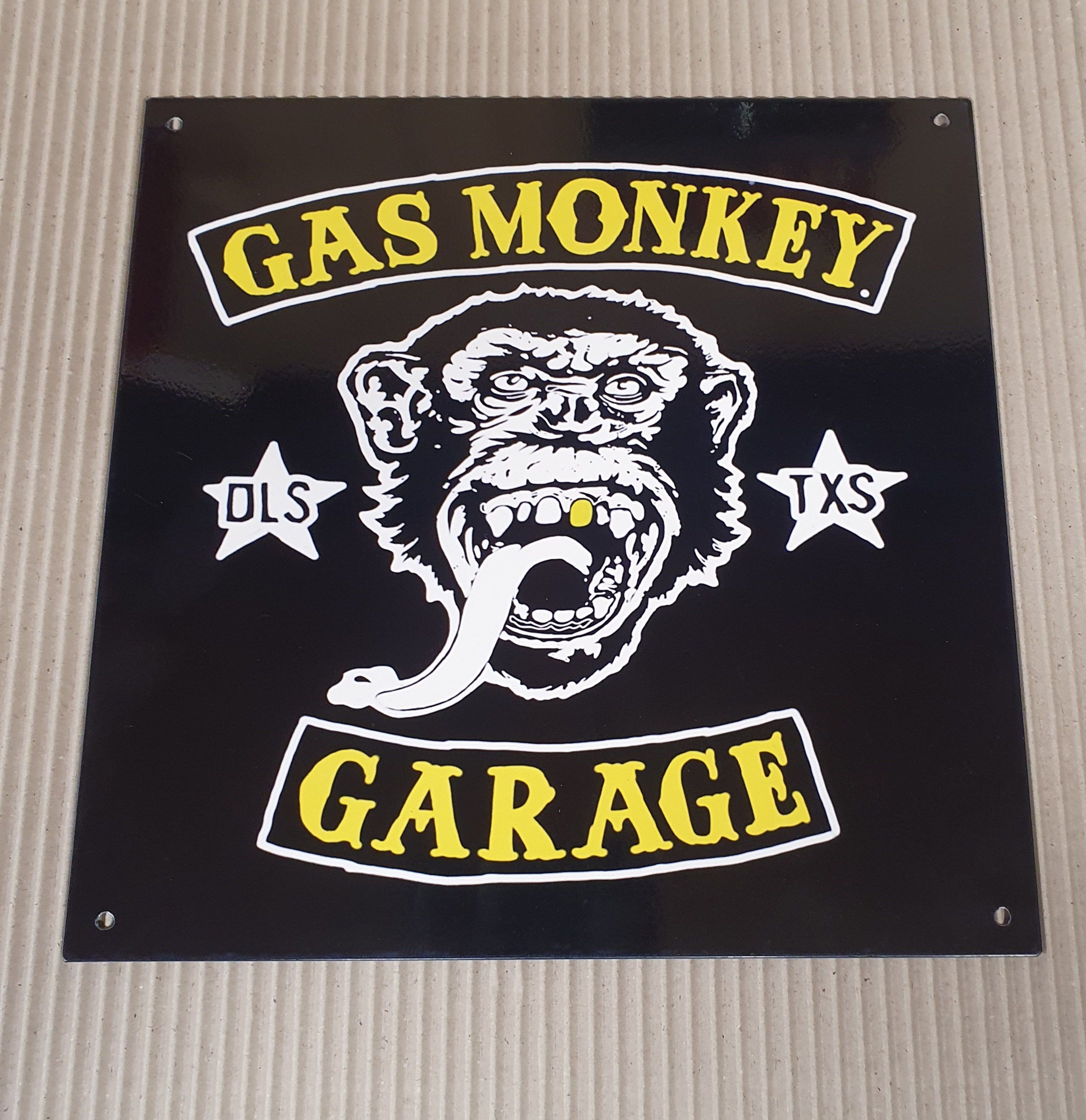 2739x2825 Gas Monkey Garage 12 X 12 Metal Sign With Pre Drilled Holes