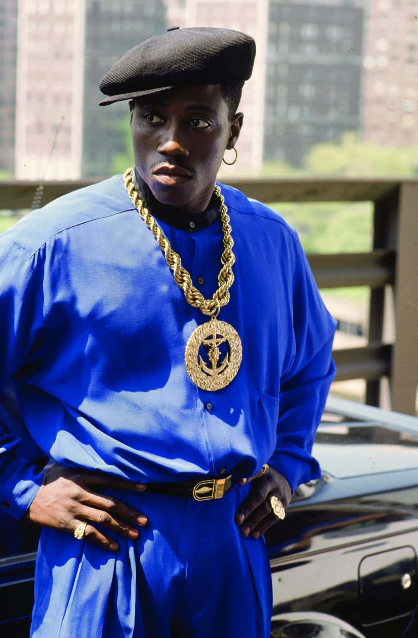 1342x2048 Download Wesley Snipes striking a pose Wallpaper