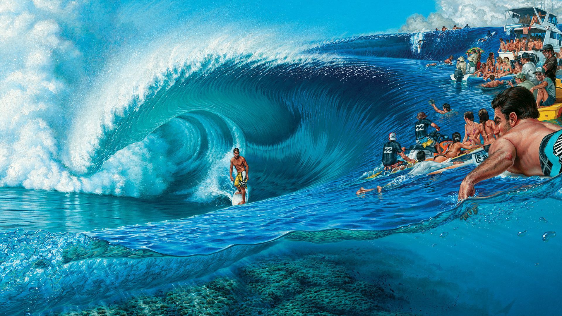 1920x1080 TheSurfNetwork. Billabong Pro Tahiti 2008