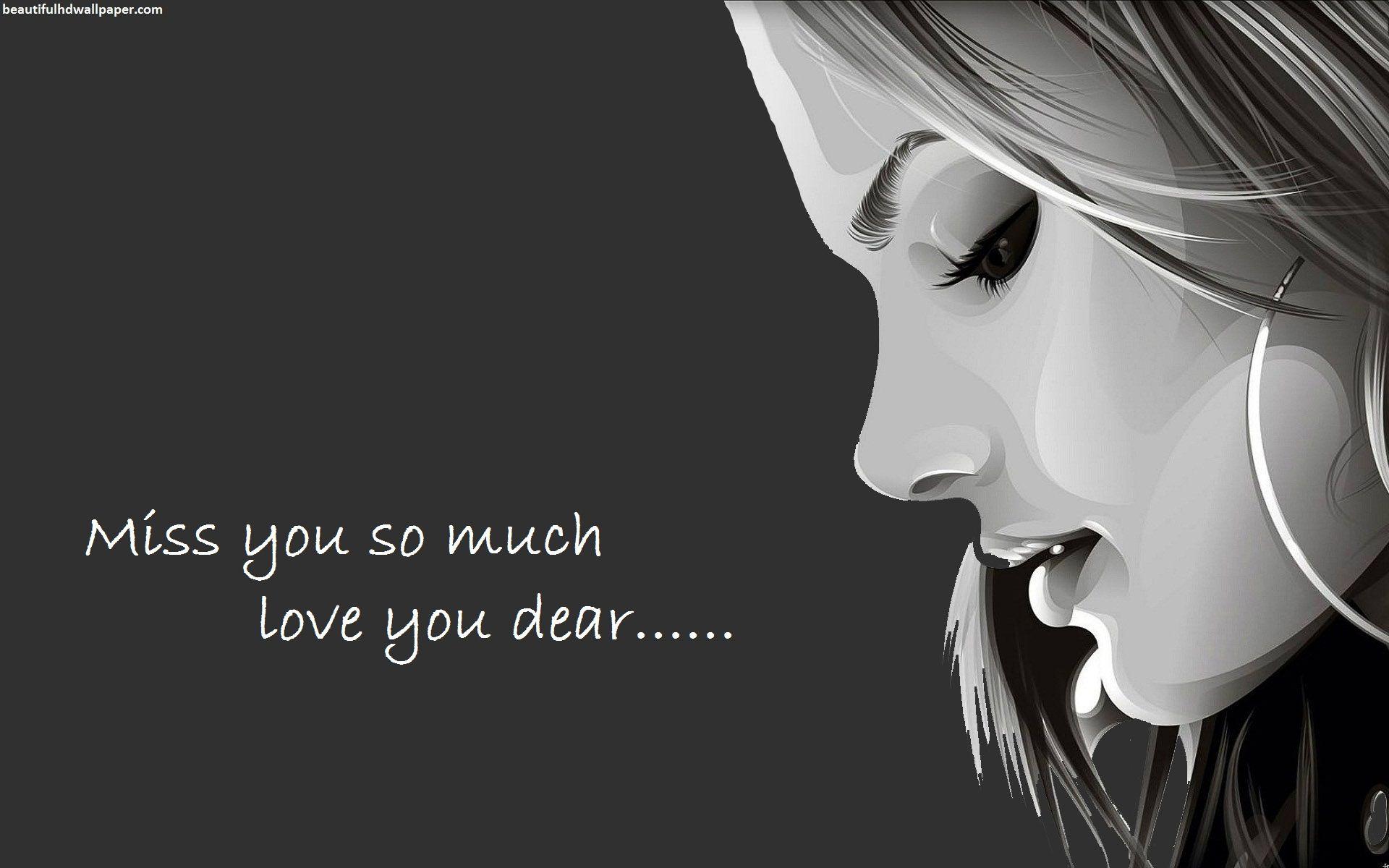 1920x1200 Miss U Sad Wallpaper - Sad Image Girl Miss U, Hình nền HD