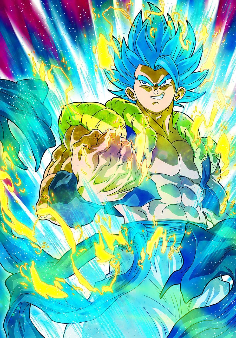 908x1297 Gogeta Blue