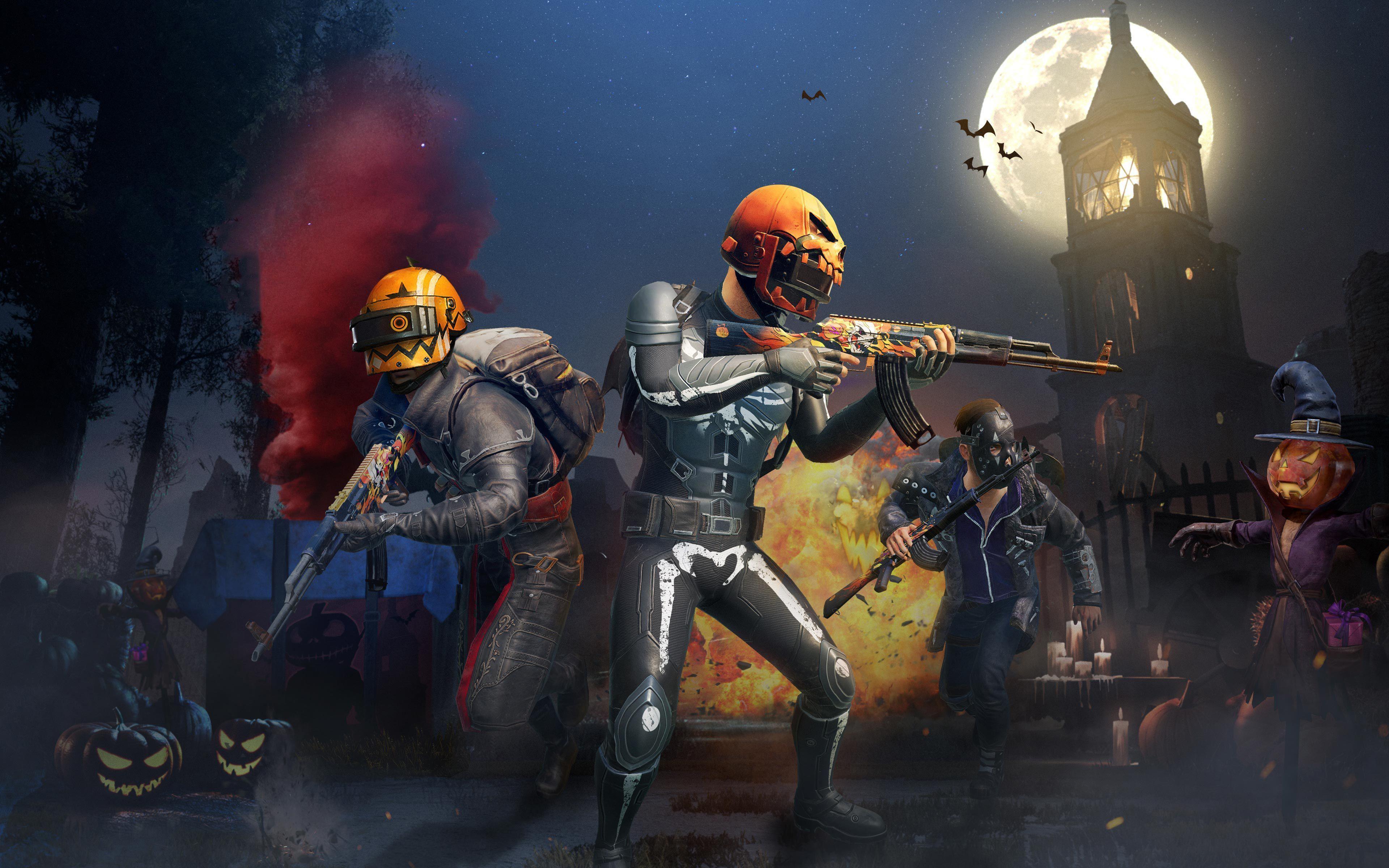 3840x2400 Player Unknowns Battlegrounds (PUBG) 4K Halloween Pubg wallpaper