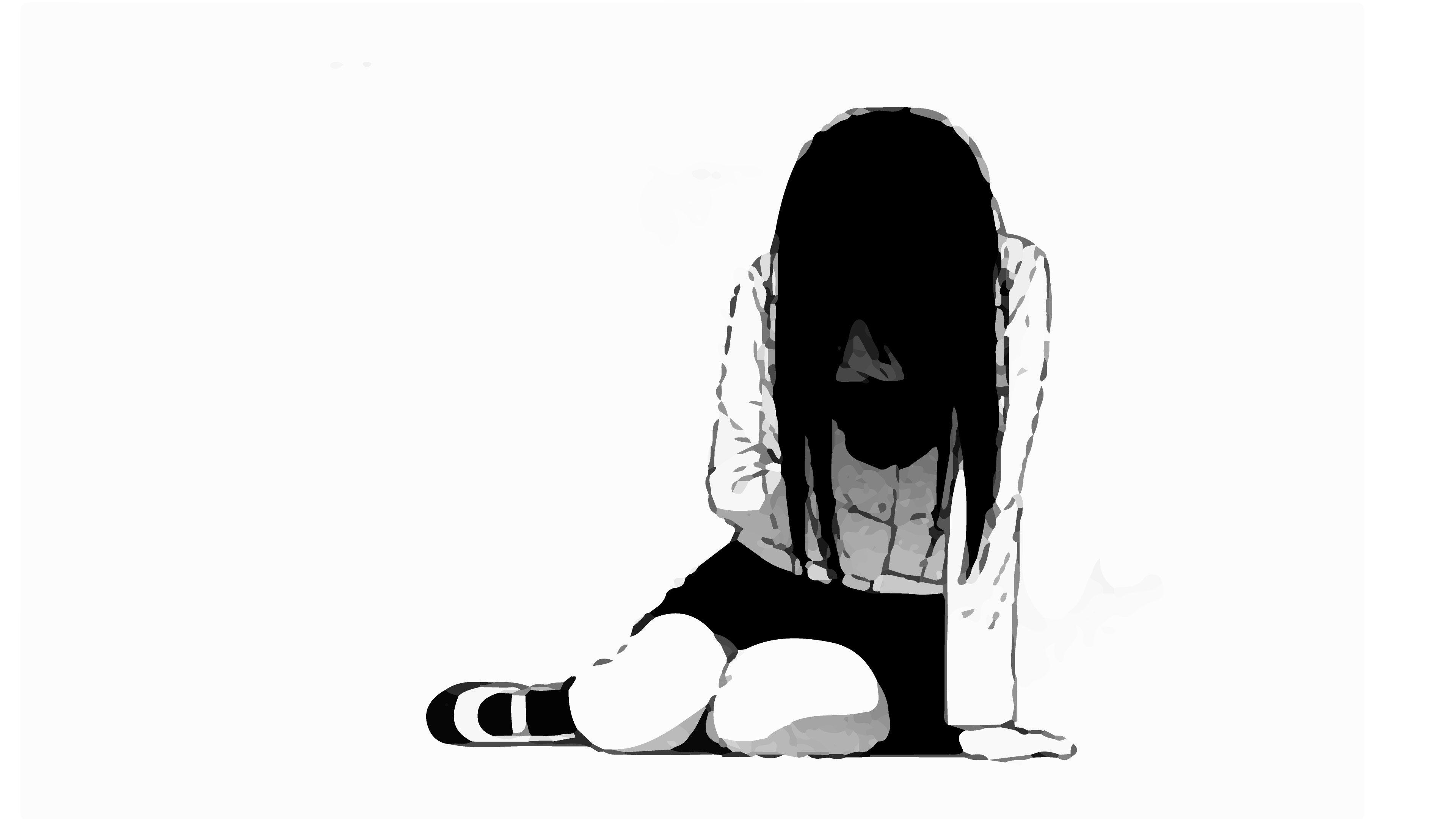 3840x2160 Depressed Sad Anime Girls, HD Wallpaper & background Download