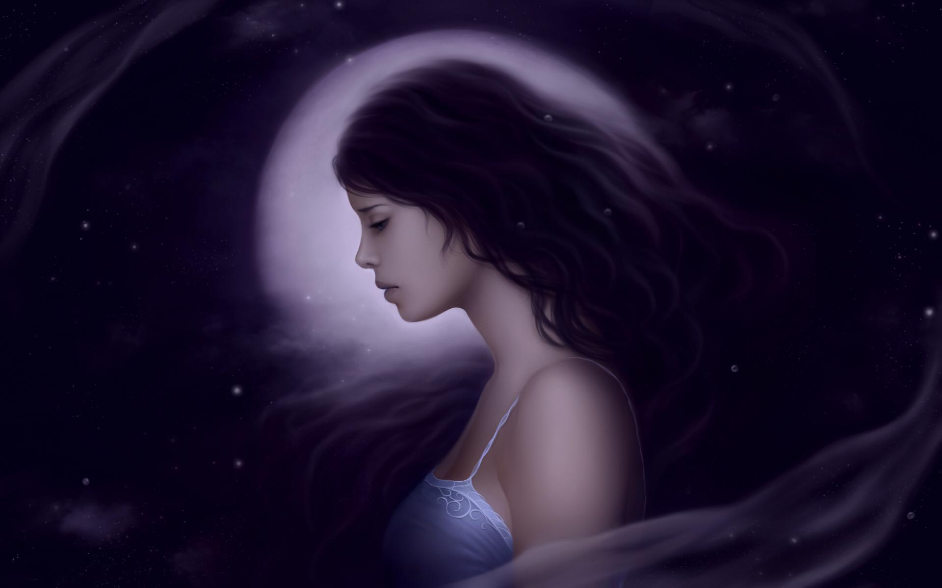 1920x1200 download sad girl wallpaper tags long hair girl 3D abstract