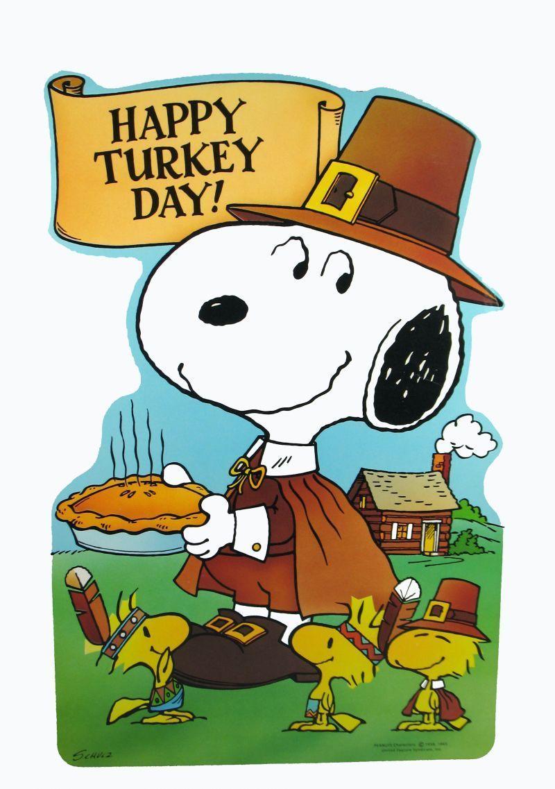Snoopy Snoopy Woodstock Thanksgiving Clip Art