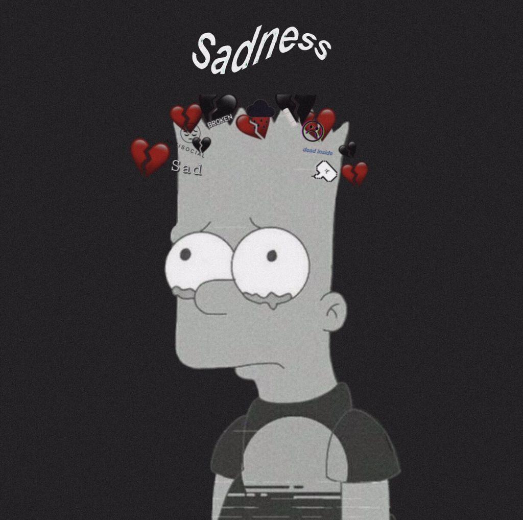 1024x1018 Simpsons Sad hình nền