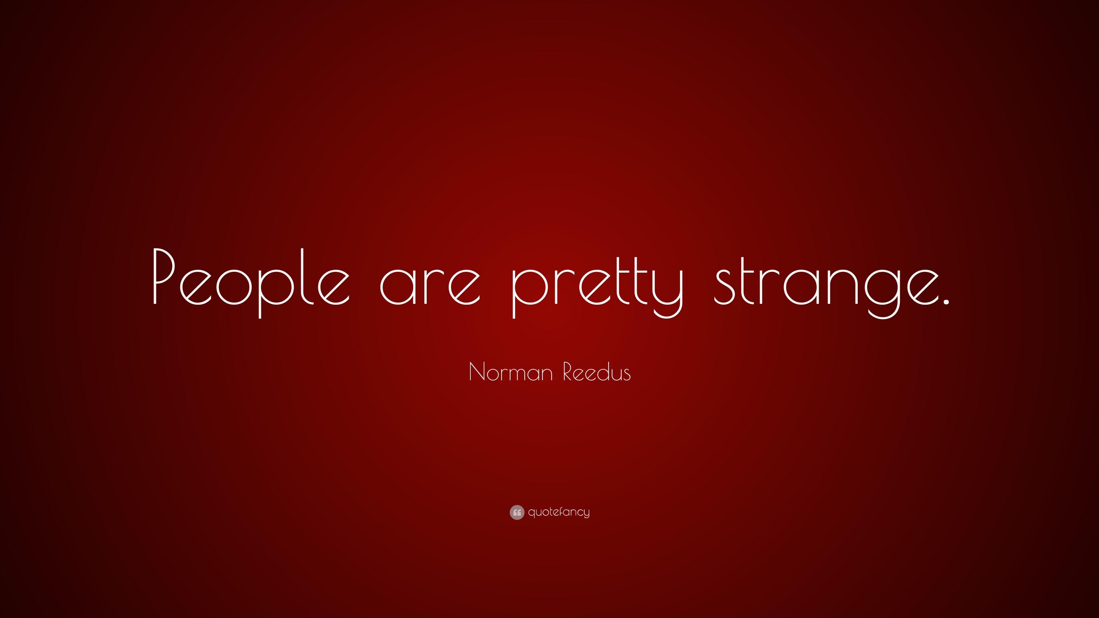 3840x2160 Norman Reedus Quote: “People are pretty strange.” 7 wallpaper