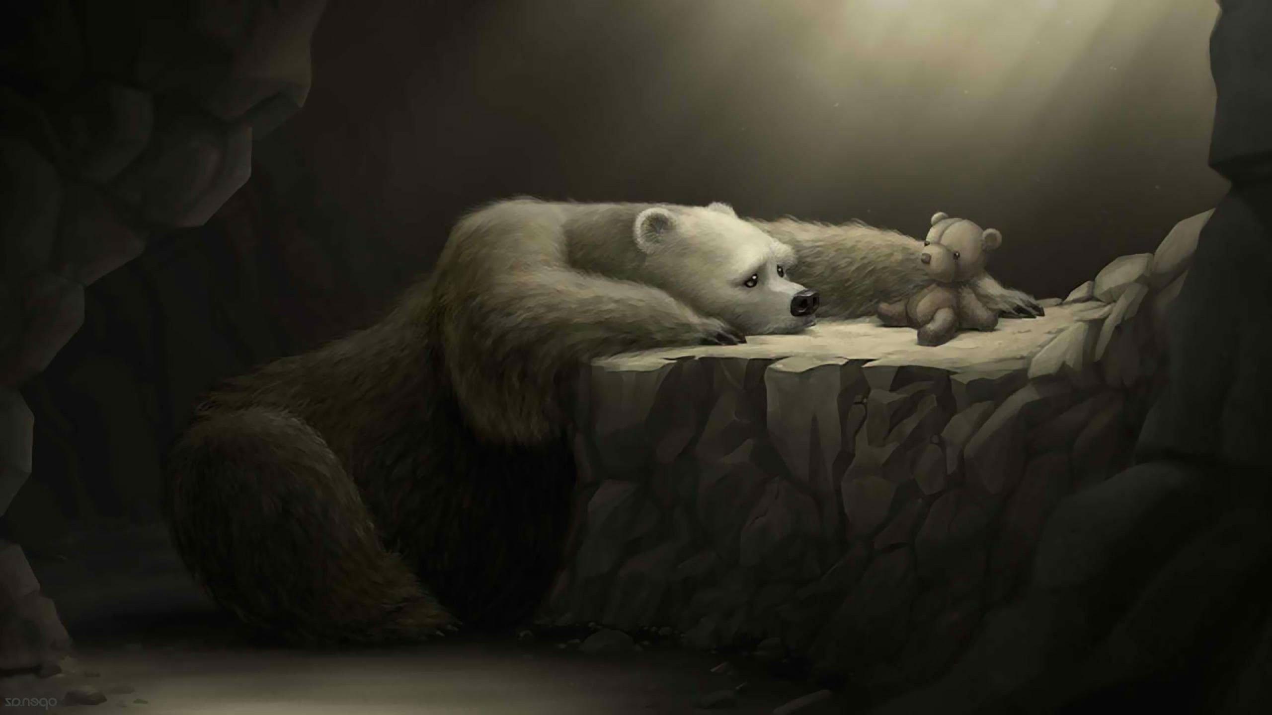 2560x1440 Sad and Lonely Wallpaper