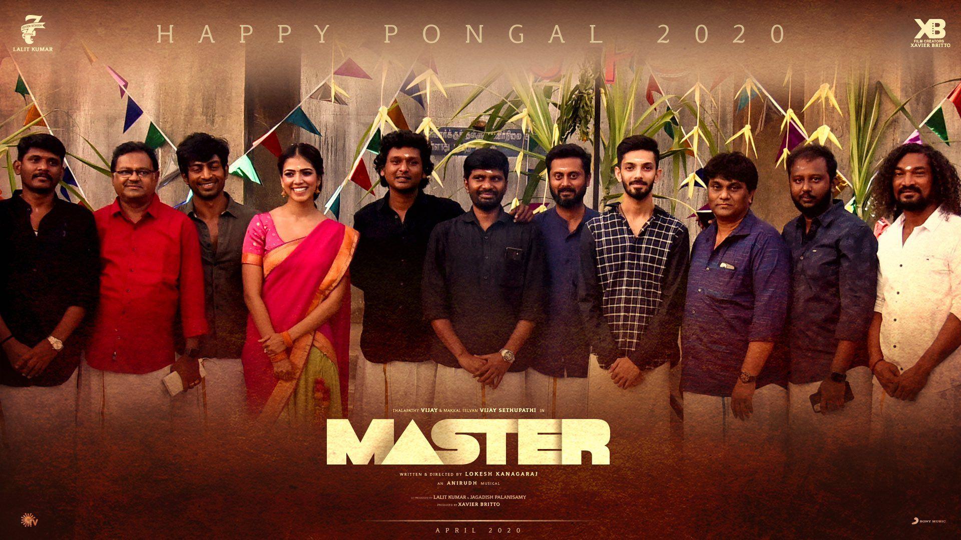 1920x1080 Tamil Movie Pongal 2020 Wishes Poster. New Movie Posters