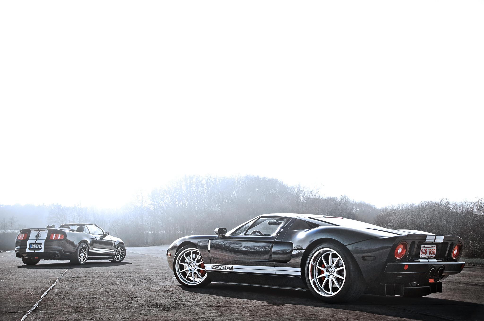 2048x1360 Ford GT Mustang Shelby GT500 Convertible Silvery Muscle car