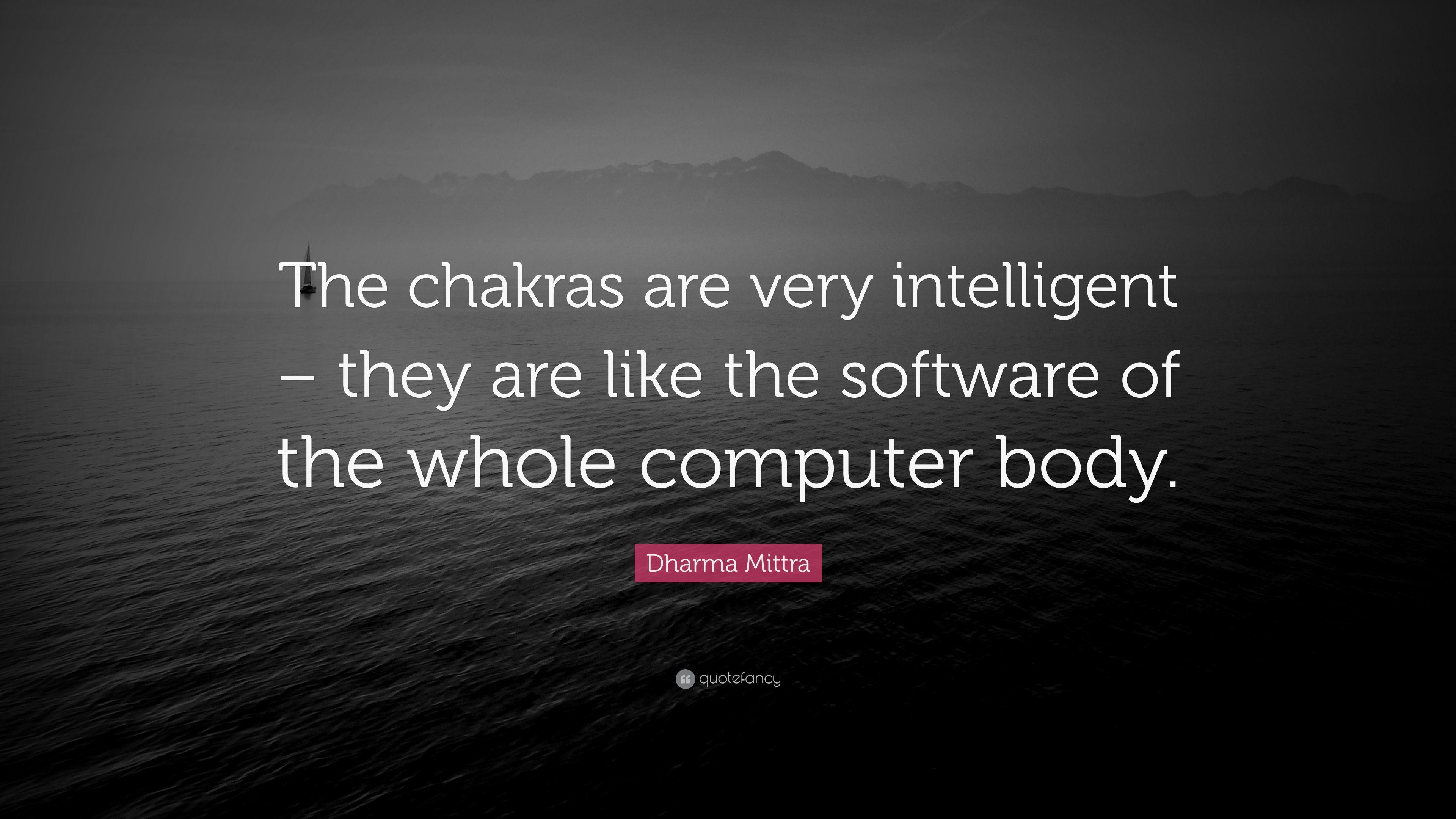 3840x2160 Dharma Mittra Quote: “The chakras are very intelligent