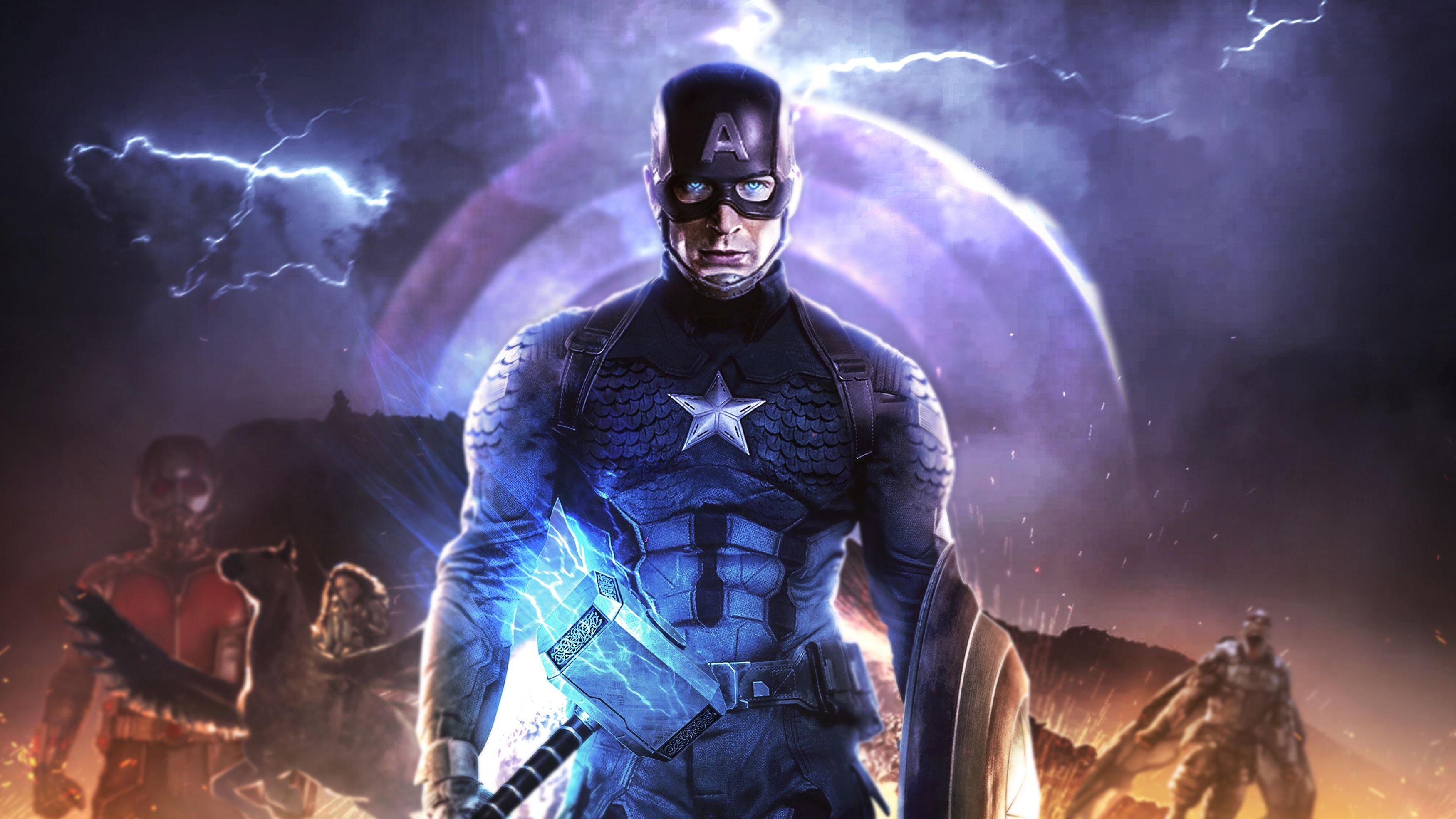 Captain America Endgame 4K Wallpapers - Top Free Captain America Endgame 4K  Backgrounds - WallpaperAccess