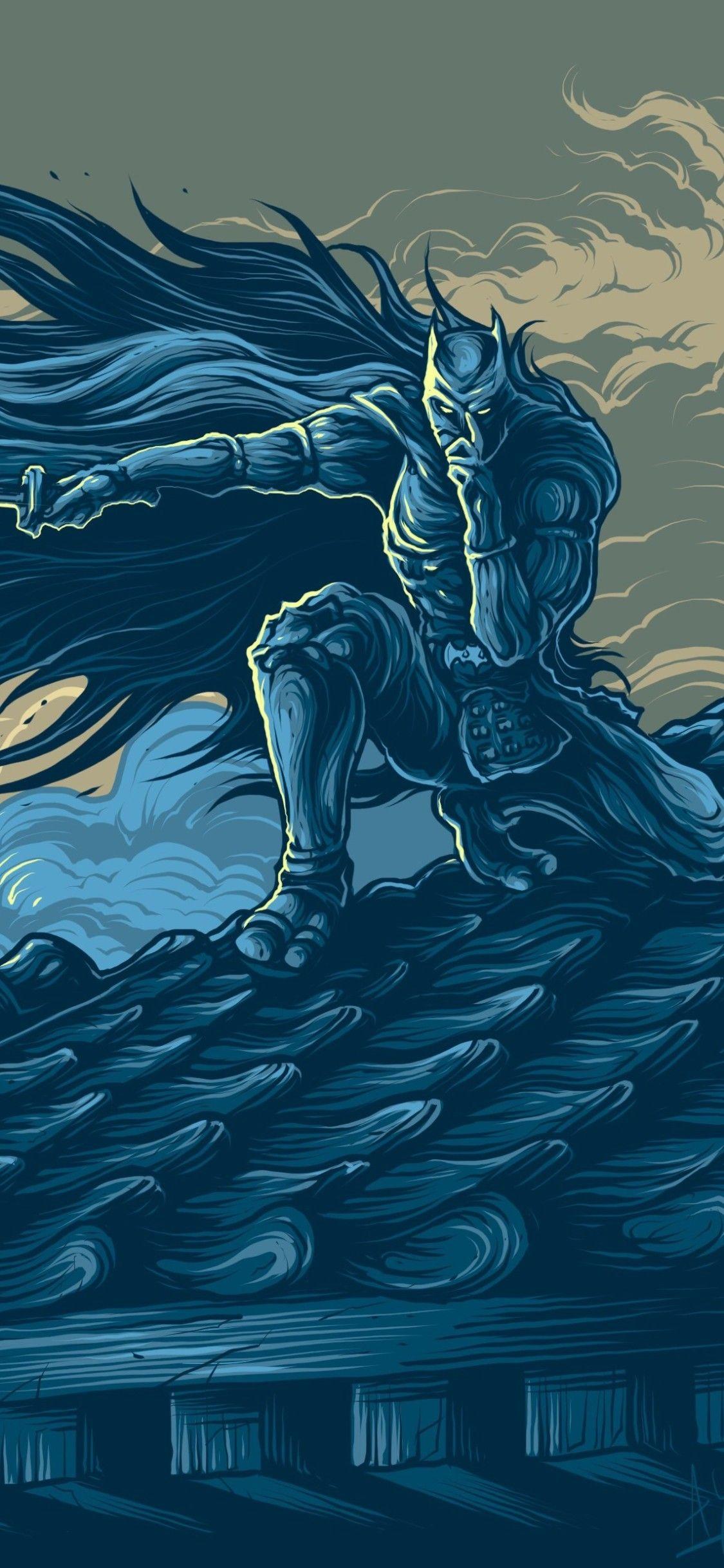 1125x2436 Batman Ninja Art iPhone XS, iPhone iPhone X HD 4k