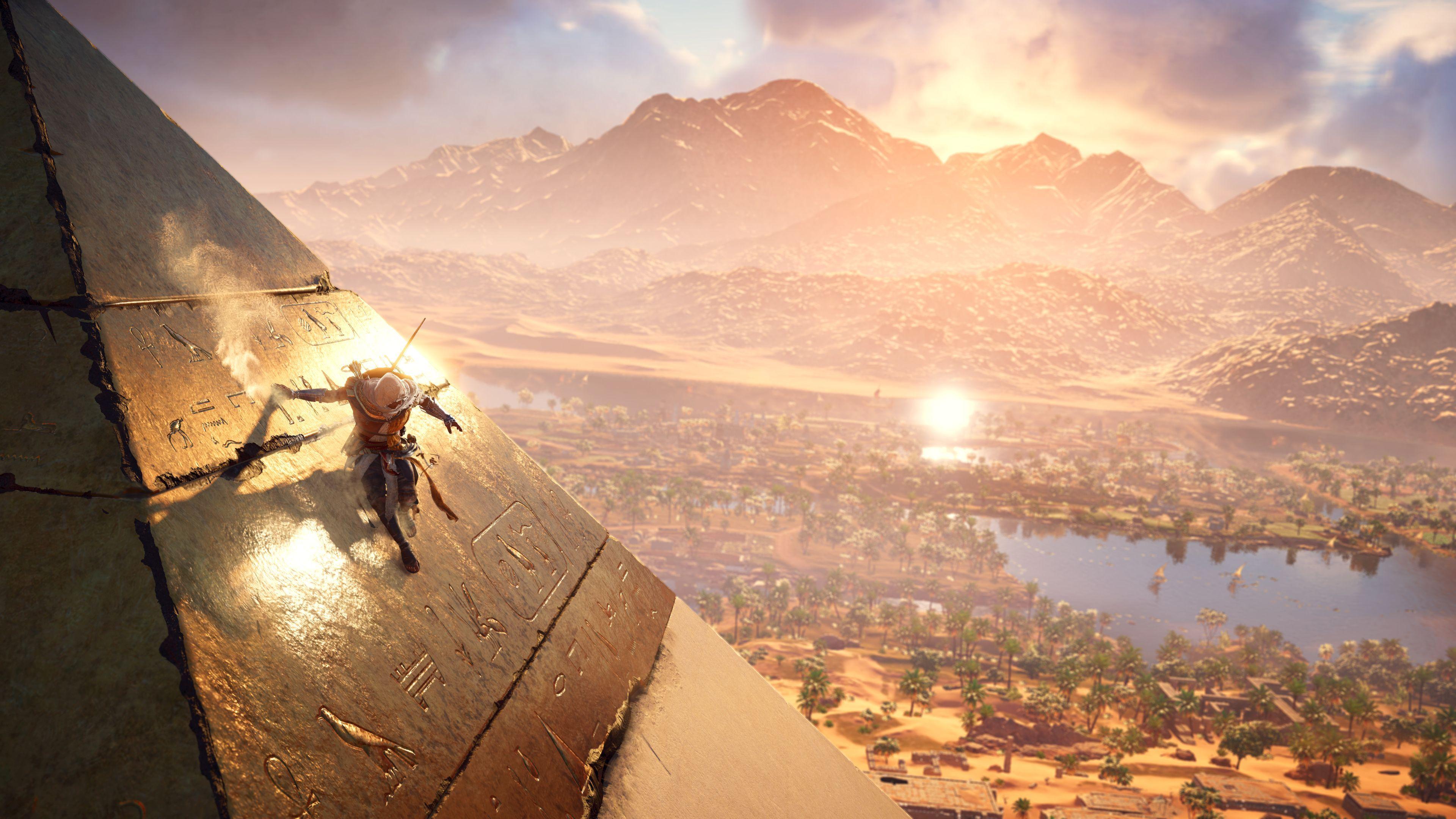 Download wallpapers Assassins Creed Origins, 2017, RPG, Ptolemy XIII Theos  Philopator, PlayStation 4, Xbox One for desktop free. Pictures for desktop  free