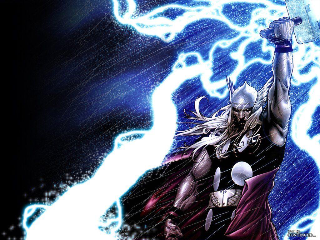 1024x768 My Free Wallpaper Wallpaper : Thor of Thunder