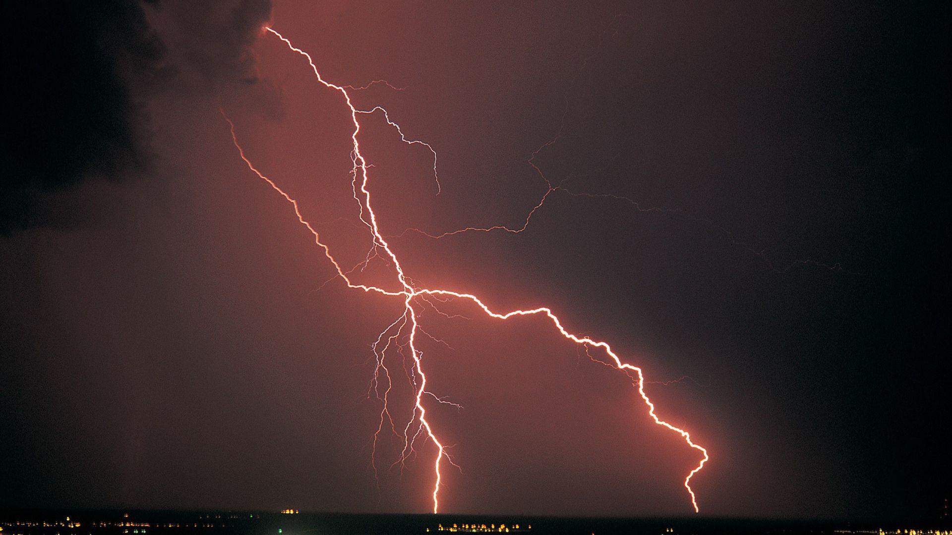 Orange Lightning Wallpapers - Top Free Orange Lightning Backgrounds ...