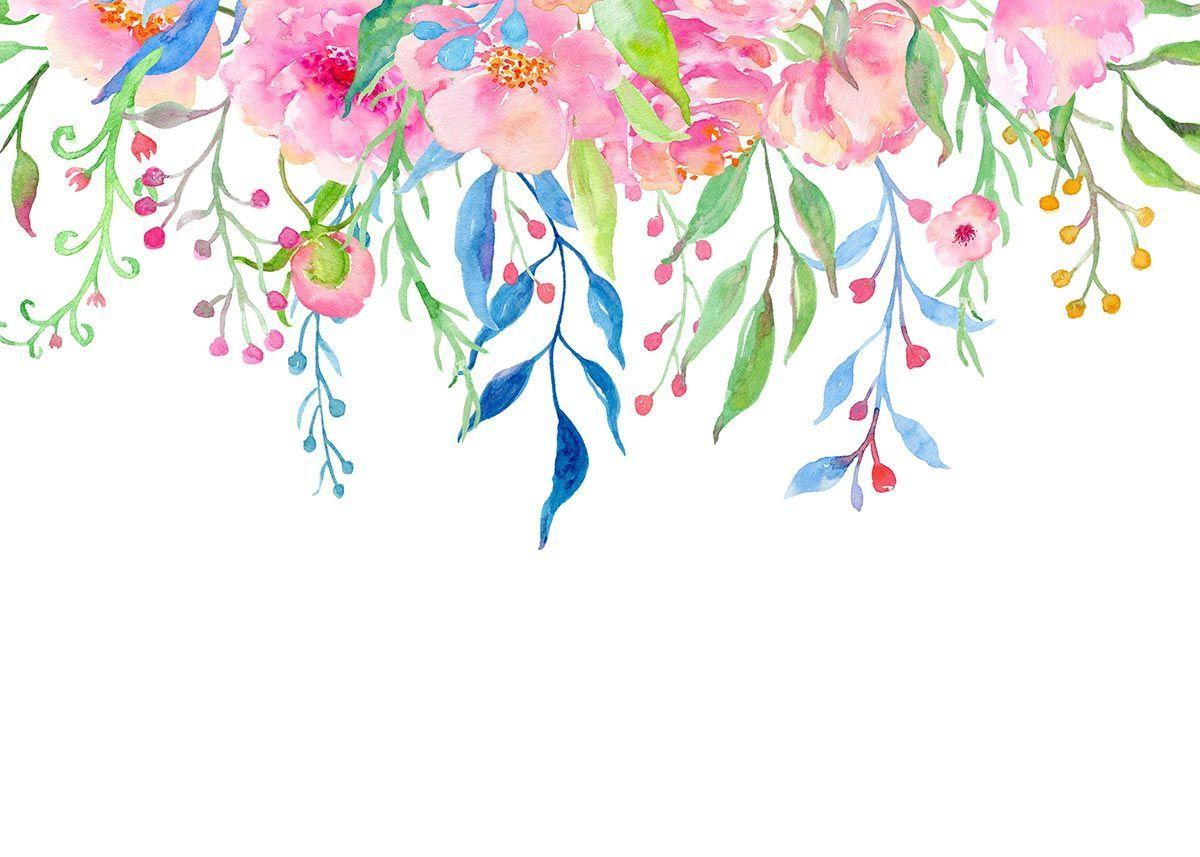 Watercolor Floral Laptop Wallpapers - Top Free Watercolor Floral Laptop ...