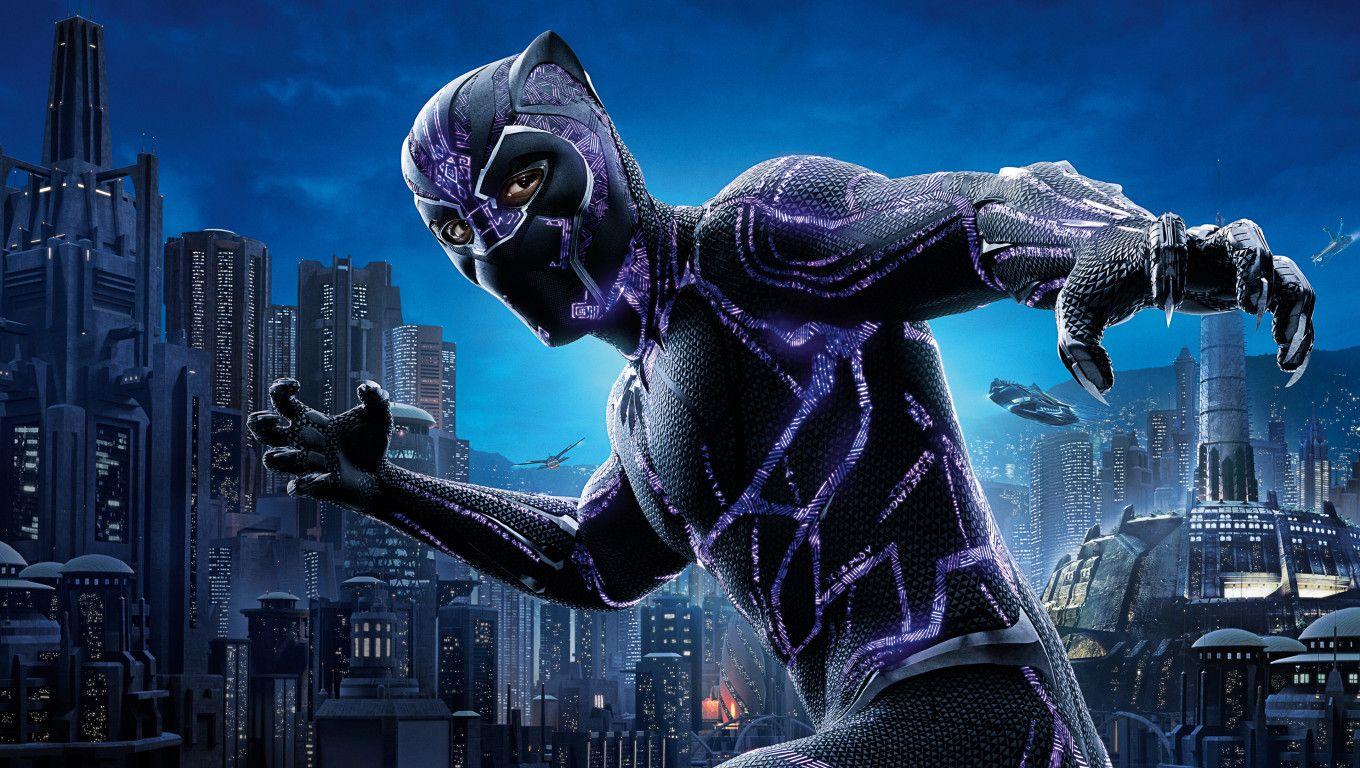 1360x768 Black Panther 4k Movie Poster 2018 Laptop HD HD 4k