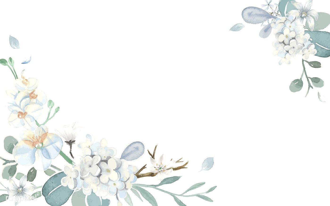 1400x875 Download premium vector of Invitation card with a light blue theme