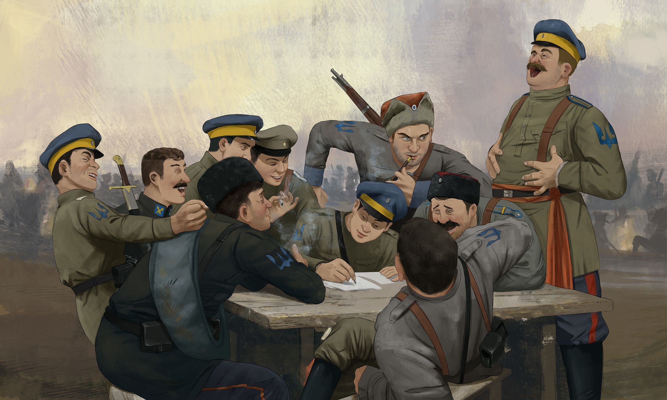 2560x1536 World of Kaiserreich: Ukraine loading screen