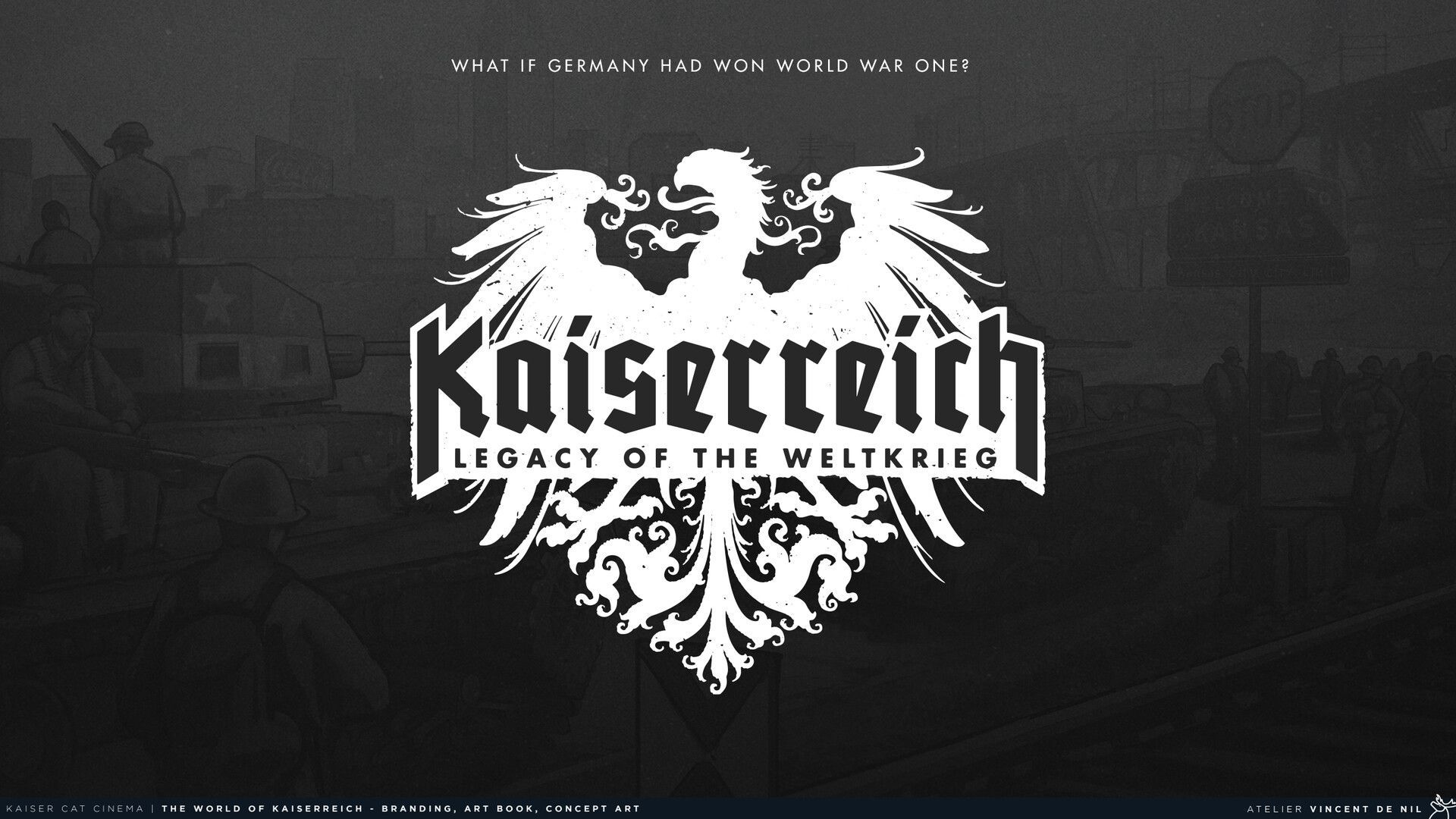 1920x1080 Vincent De Nil World of Kaiserreich. Hero Logo, Branding, Art Book
