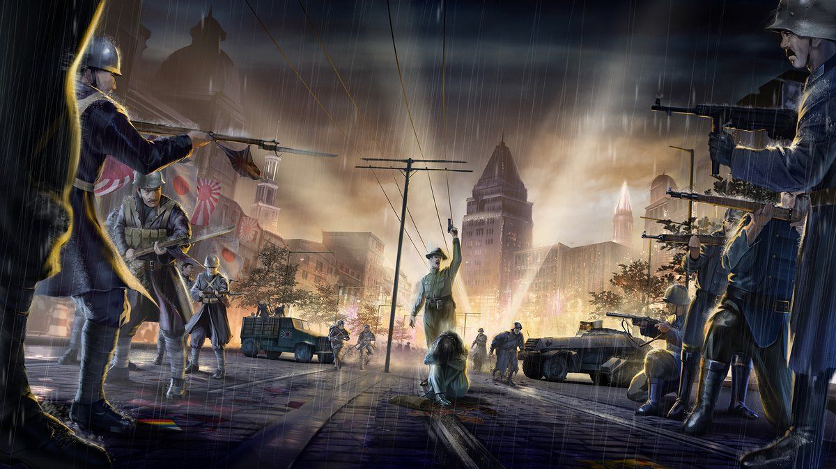 1200x674 New loading screen art! 'Showdown at the bund' was a piece made by request of the China team, to commemorate the recently released update. It features the showdown between imperial forces in