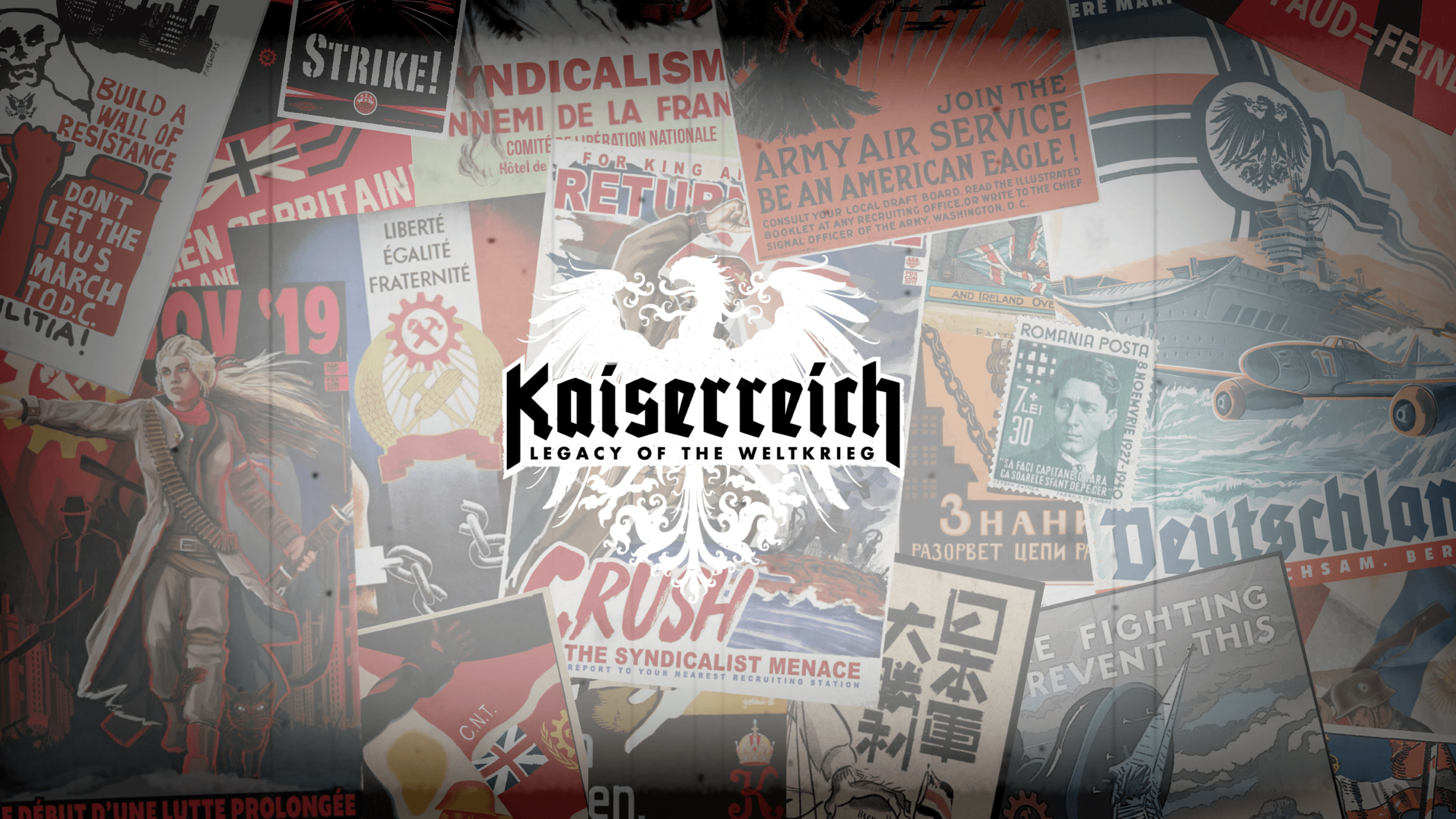 2560x1440 I Couldn't Find A KR Desktop Background That I Liked, So I Created My Own Using A Bunch Of Community Made Propaganda Posters. I Think It Looks Pretty Great. Hopefully You Guys Will